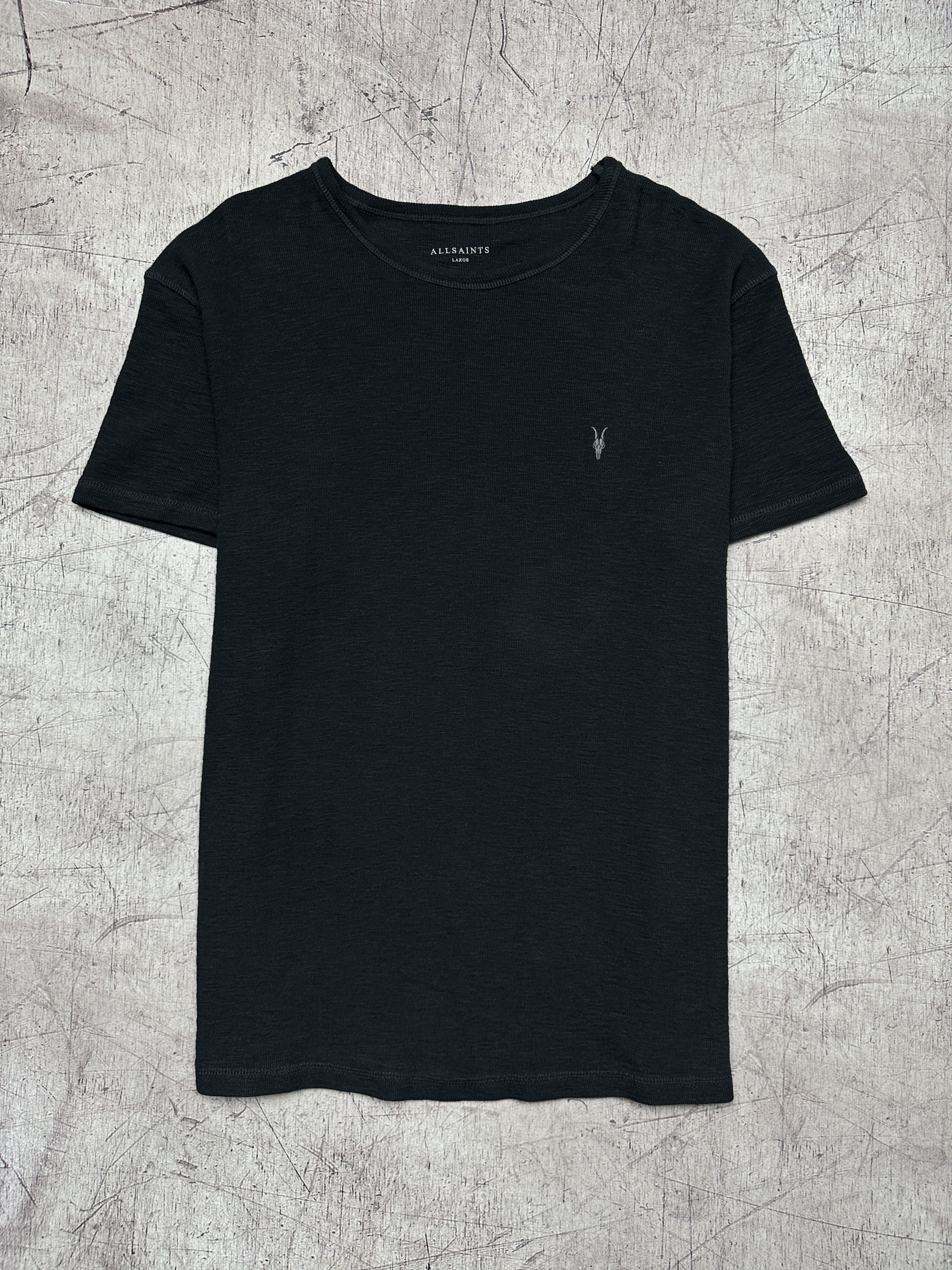 Allsaints Allsaints Mens Esum SS Crew Neck Heavy Cotton T-Shirt Size US L / EU 52-54 / 3 - 1 Thumbnail