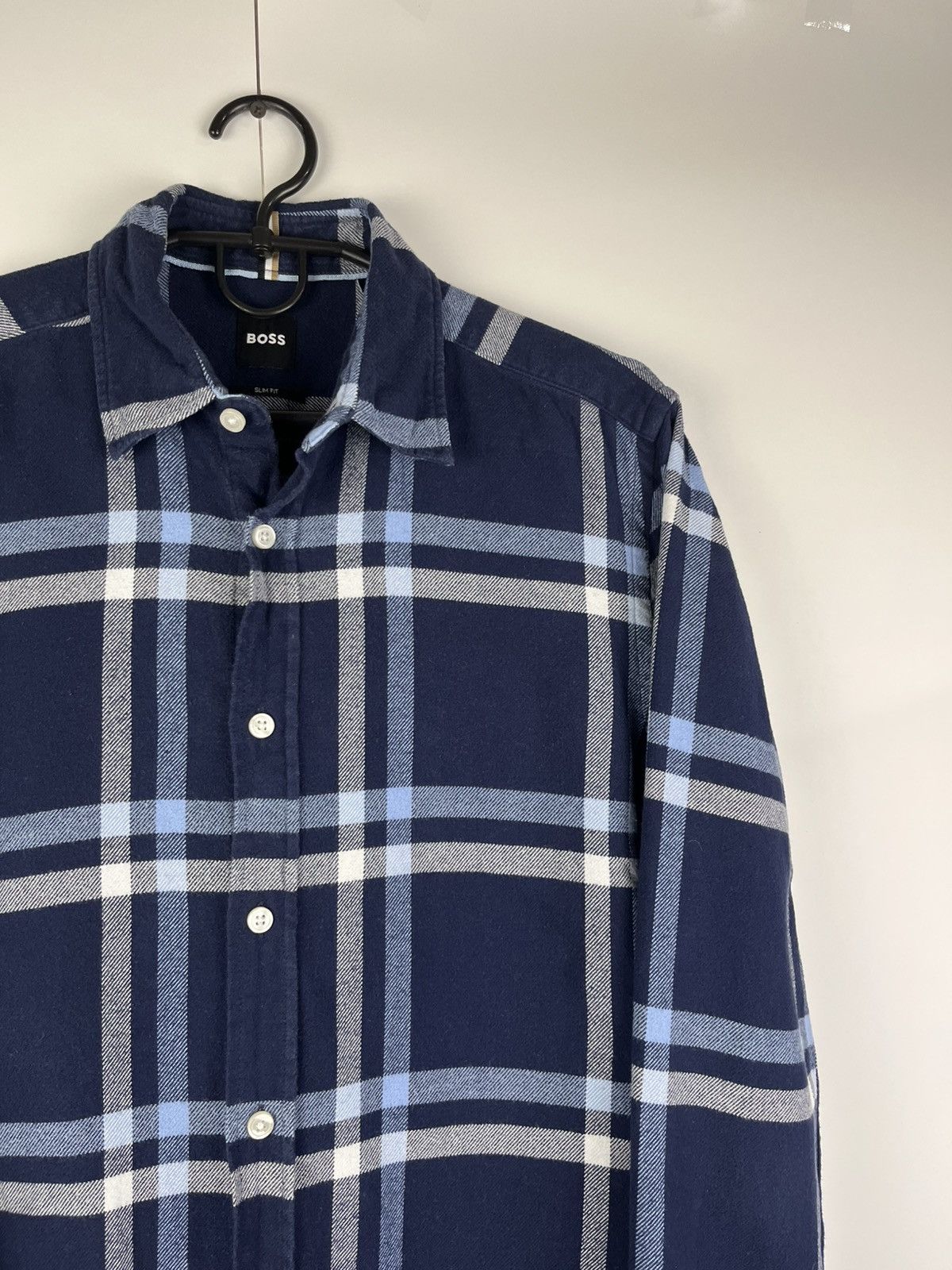 Hugo Boss Hugo Boss Streetwear Plaid Cotton Shirt Button Up Size US S / EU 44-46 / 1 - 3 Thumbnail