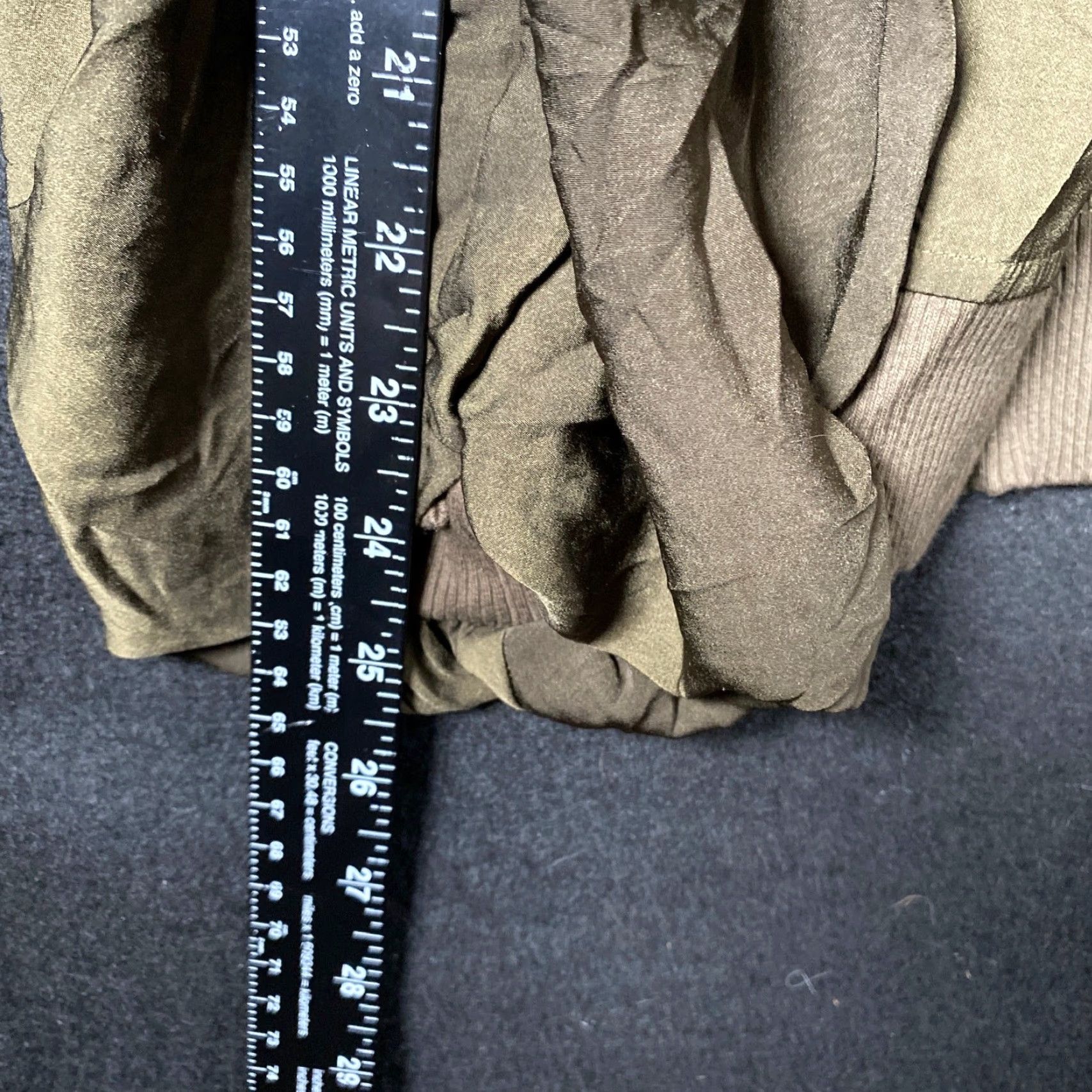 Express Express Womens Sweatshirt Forrest Green Shimmer Long Sleeve Crew Neck M Size M / US 6-8 / IT 42-44 - 5 Thumbnail