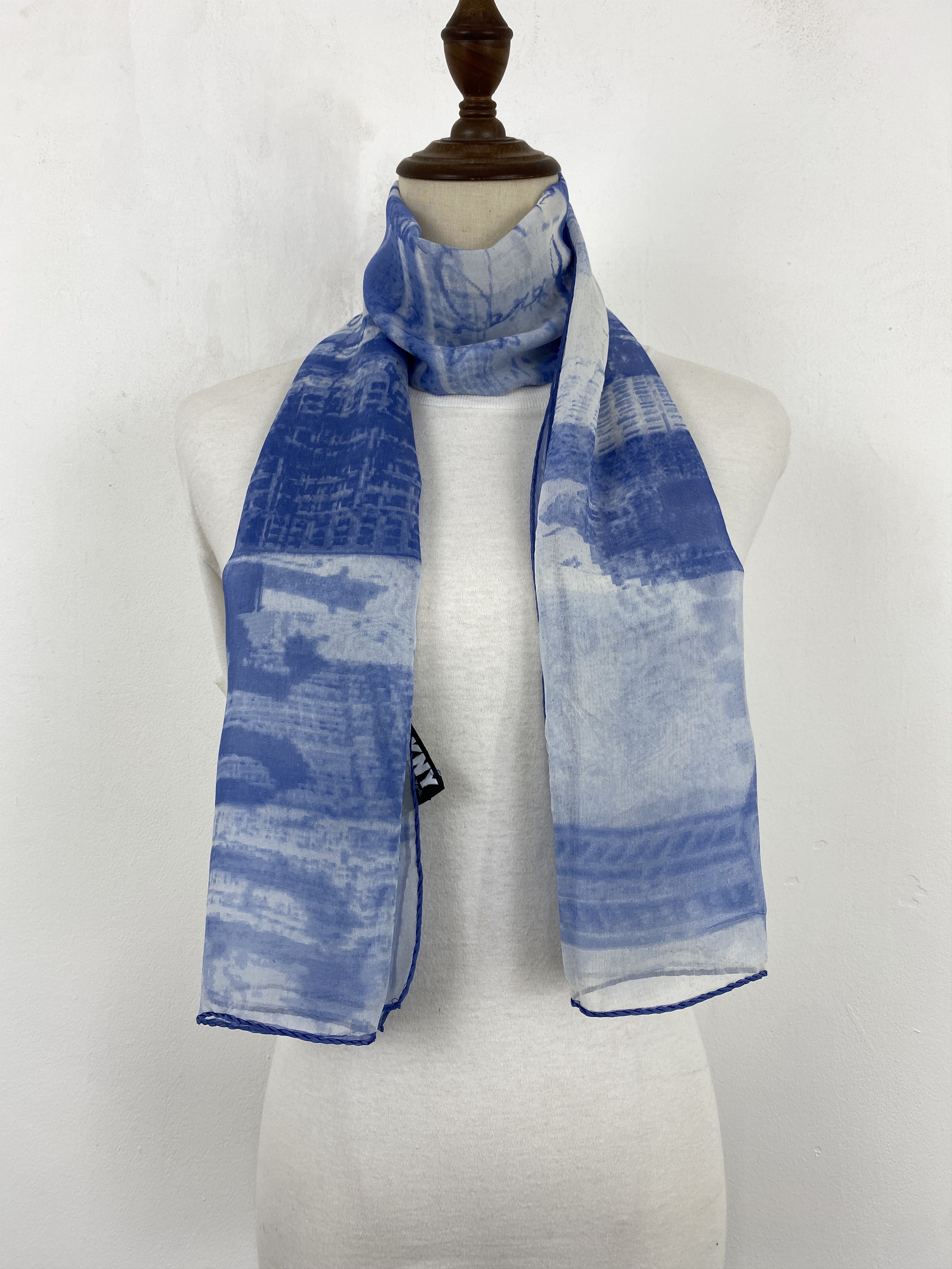 DKNY DKNY Silk Scarf / Foulards / Silk Shawl SN0004 Size ONE SIZE - 1 Thumbnail