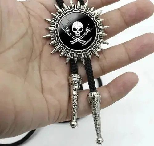 Cowboy Equipment Mechanical Clock Bolo Tie Bolo Tie Size ONE SIZE - 2 Thumbnail