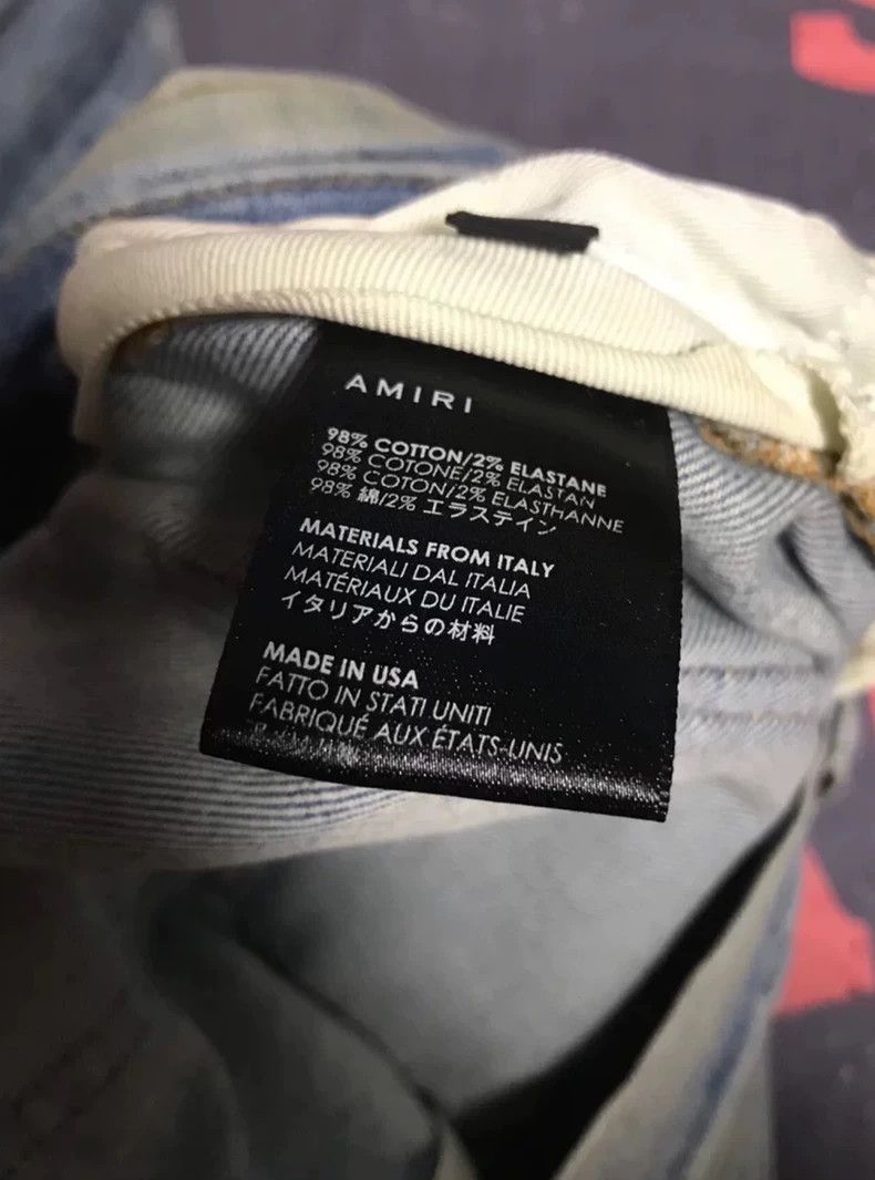 Amiri Amiri Blue cashew jeans 2502-Nextarrow Size US 29 - 3 Thumbnail