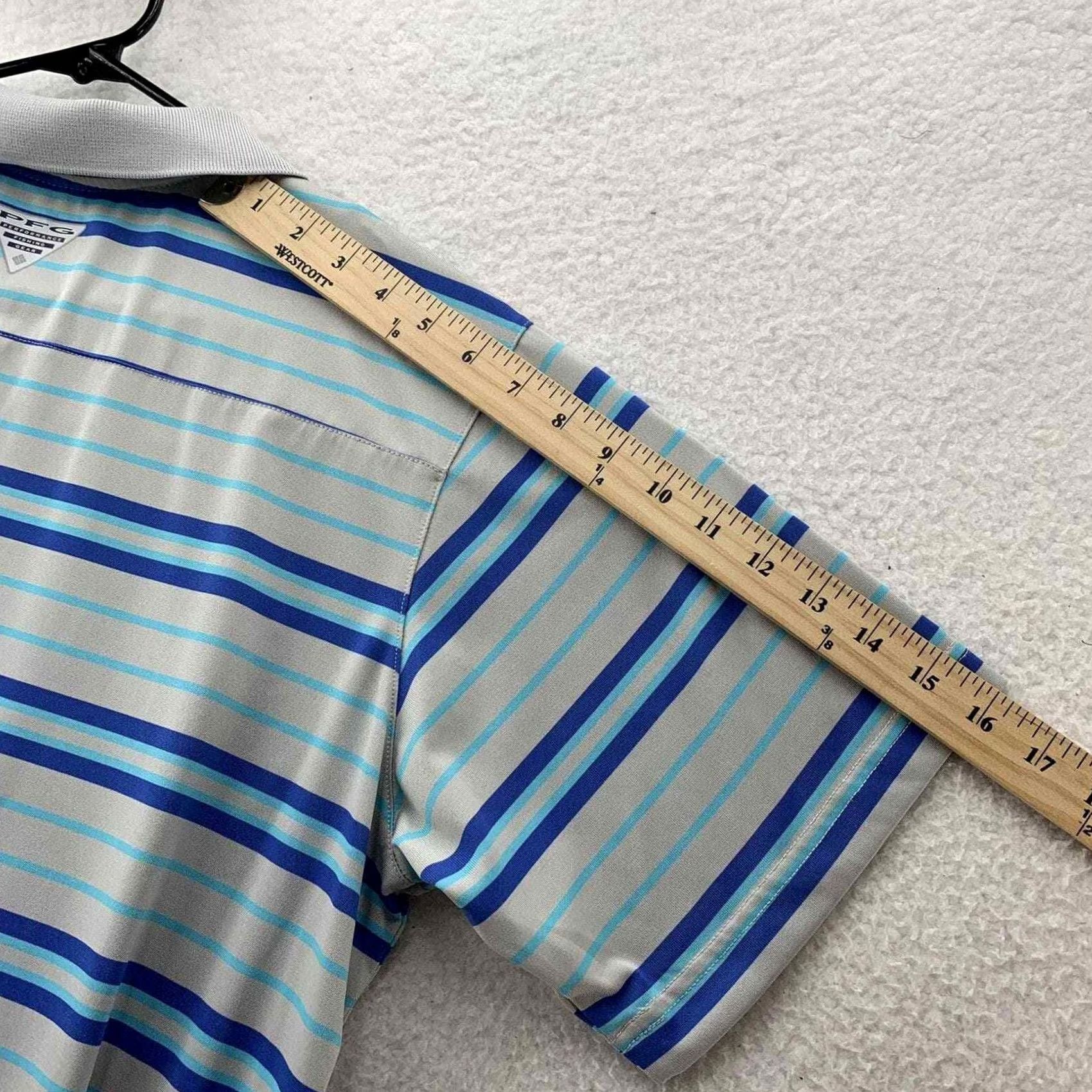 Vintage Columbia PFG Polo Shirt Mens XL Omni Wick Fishing Hiking Camping Dad Gray Size US XL / EU 56 / 4 - 7 Thumbnail