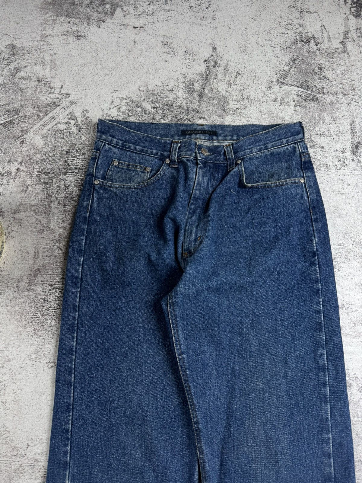 Valentino Valentino Italian Blue Men’s 33/33 Straight Classic Vintage Jeans Pants Trousers Size US 33 - 12 Thumbnail