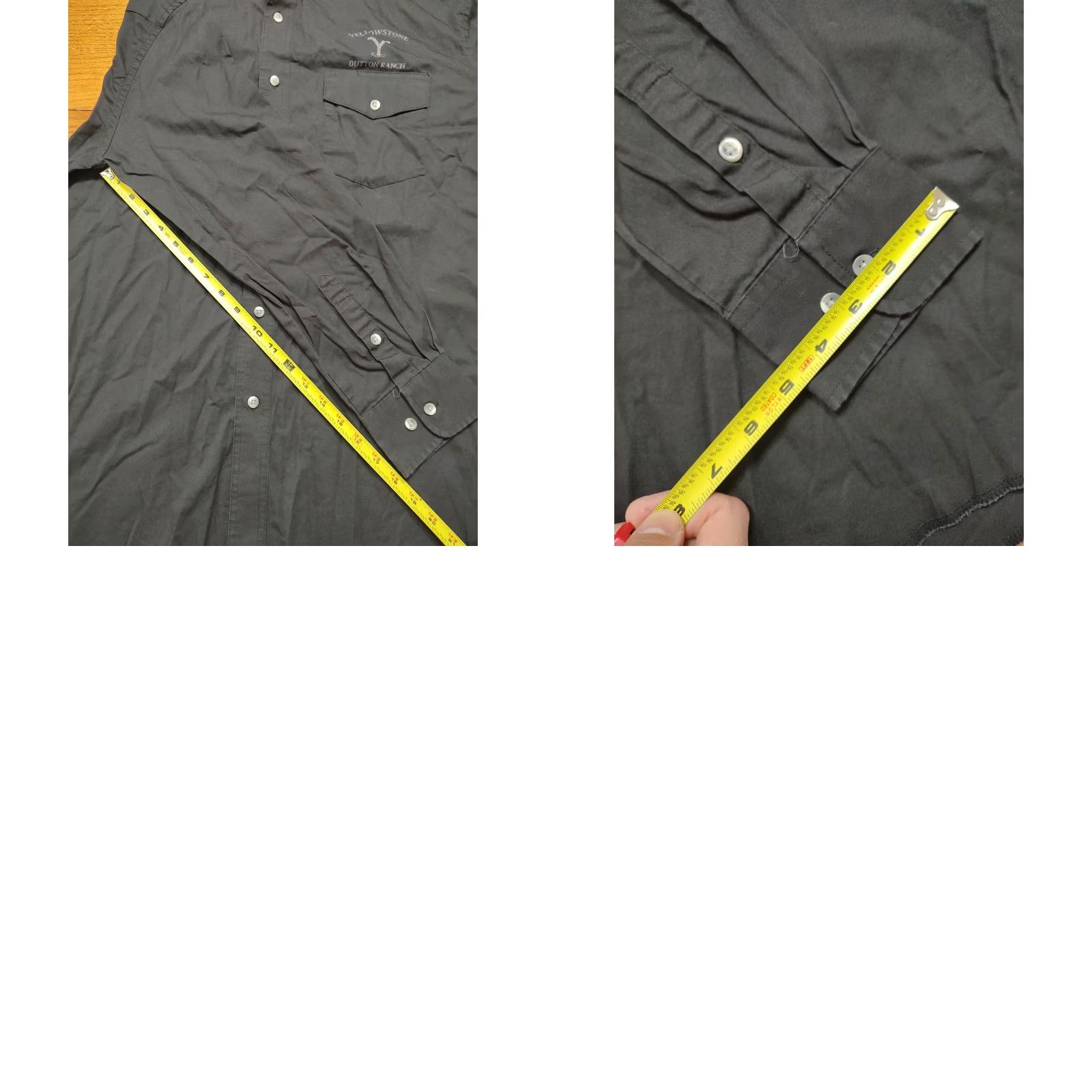 Wrangler Wrangler Yellowstone Western Button Down Shirt Large Black Dutton Ranch Size US L / EU 52-54 / 3 - 8 Thumbnail