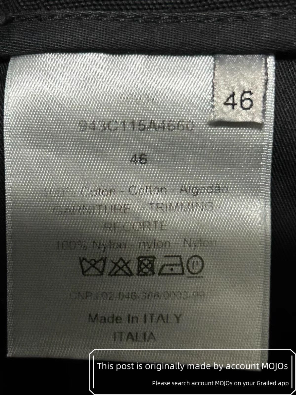 Dior Sz 46 Dior Metal Logo Label Cargo mojos1127 Size US 30 / EU 46 - 7 Thumbnail