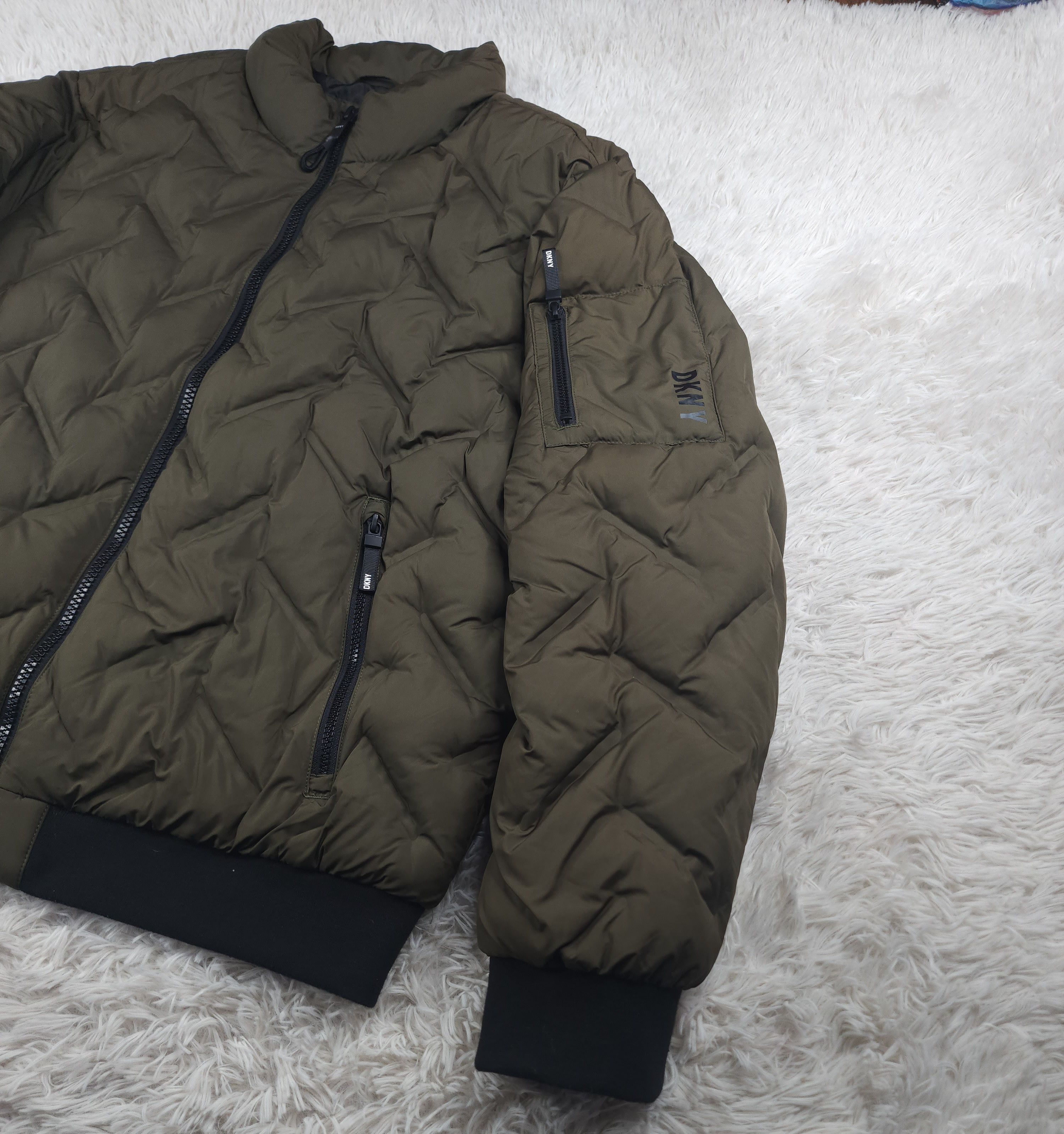 DKNY DKNY olive man puffer jacket Size US XL / EU 56 / 4 - 2 Thumbnail