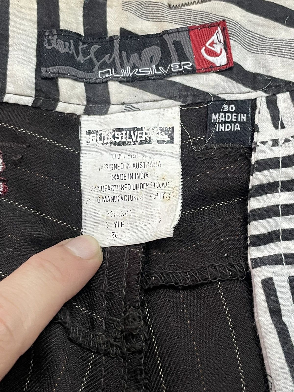 Quiksilver × Vintage Retro Quicksilver Relax pants Size US 32 / EU 48 - 19 Thumbnail