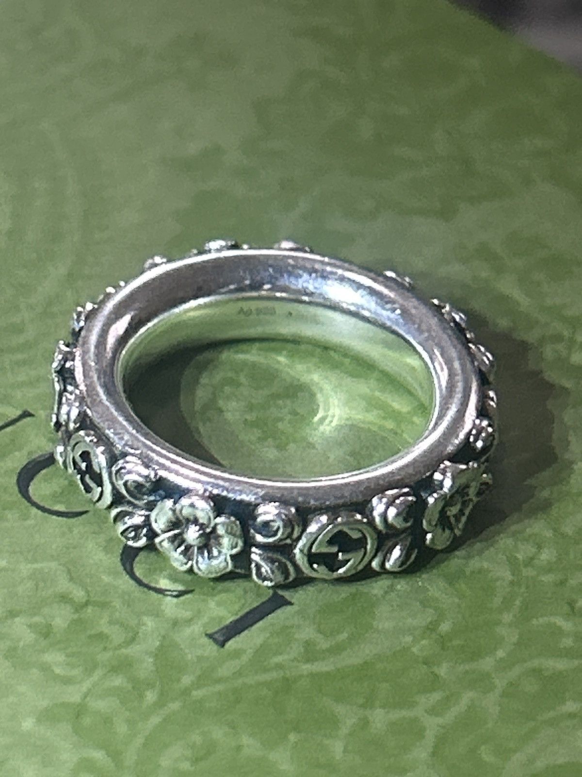 Gucci Gucci Interlocking G Flower Ring Ag925 Size ONE SIZE - 8 Thumbnail