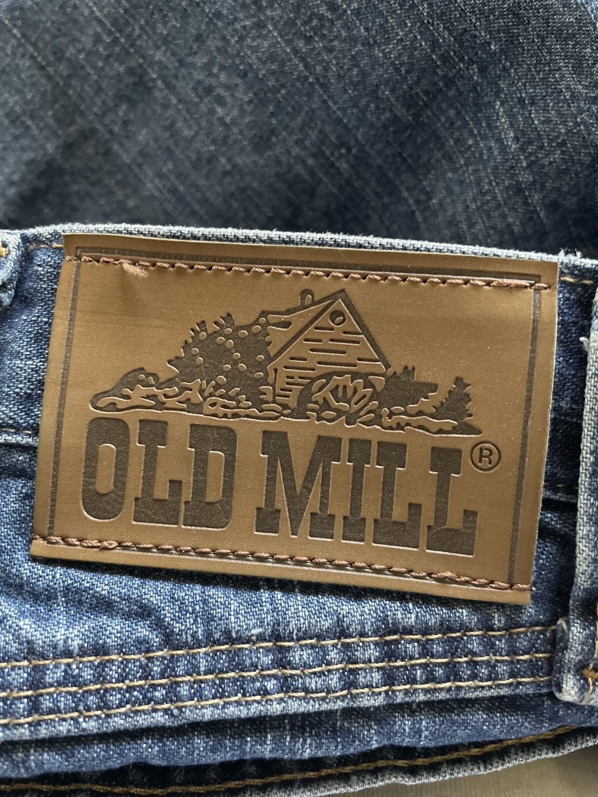 Designer × Vintage Old Mill JORTs Blue Denim Jean Shorts 36 carpenter men’s 🔥 Size US 36 / EU 52 - 10 Thumbnail