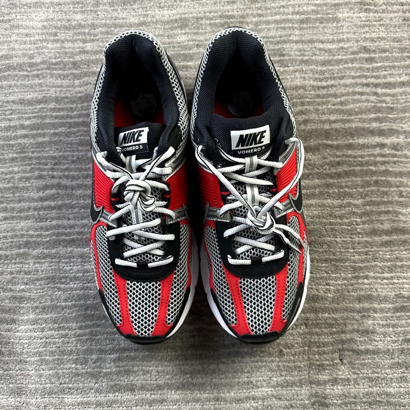 Nike Nike Air Zoom Vomero 5 Mens Size 10 Metallic Silver University Red Gray Sneaker 2024 Mens Size US 10 / EU 43 - 3 Thumbnail