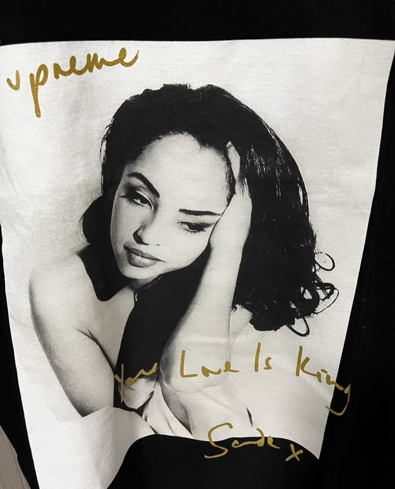 Supreme Supreme sade tee black T-shirt Size US M / EU 48-50 / 2 - 2 Thumbnail