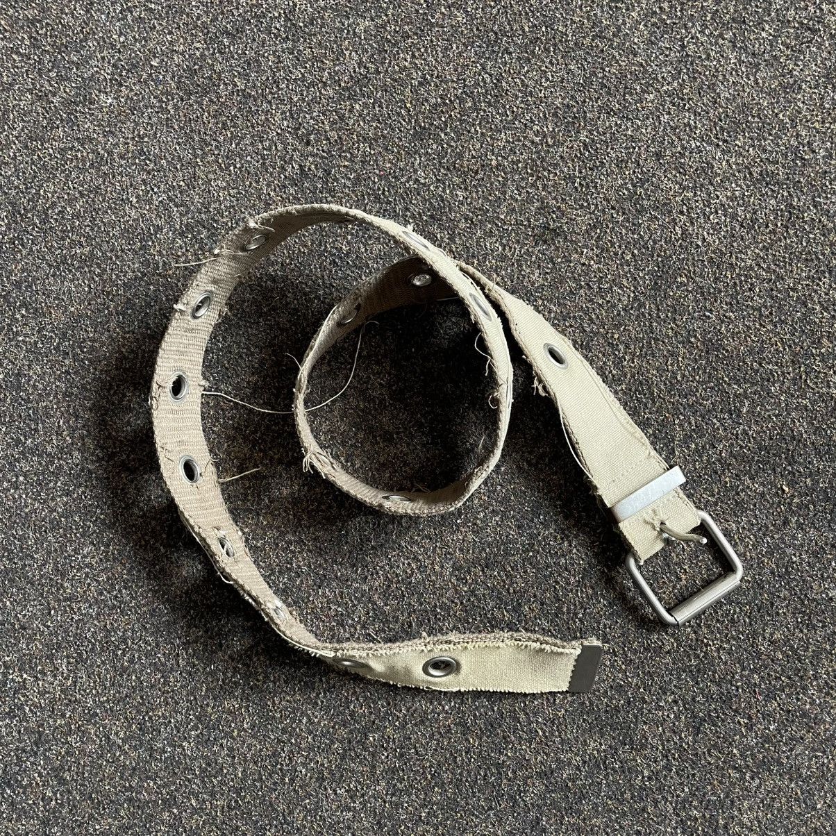 Vintage Vintage 90s Goth Grommet Belt Archive Distressed Boxy OS Size ONE SIZE - 3 Thumbnail