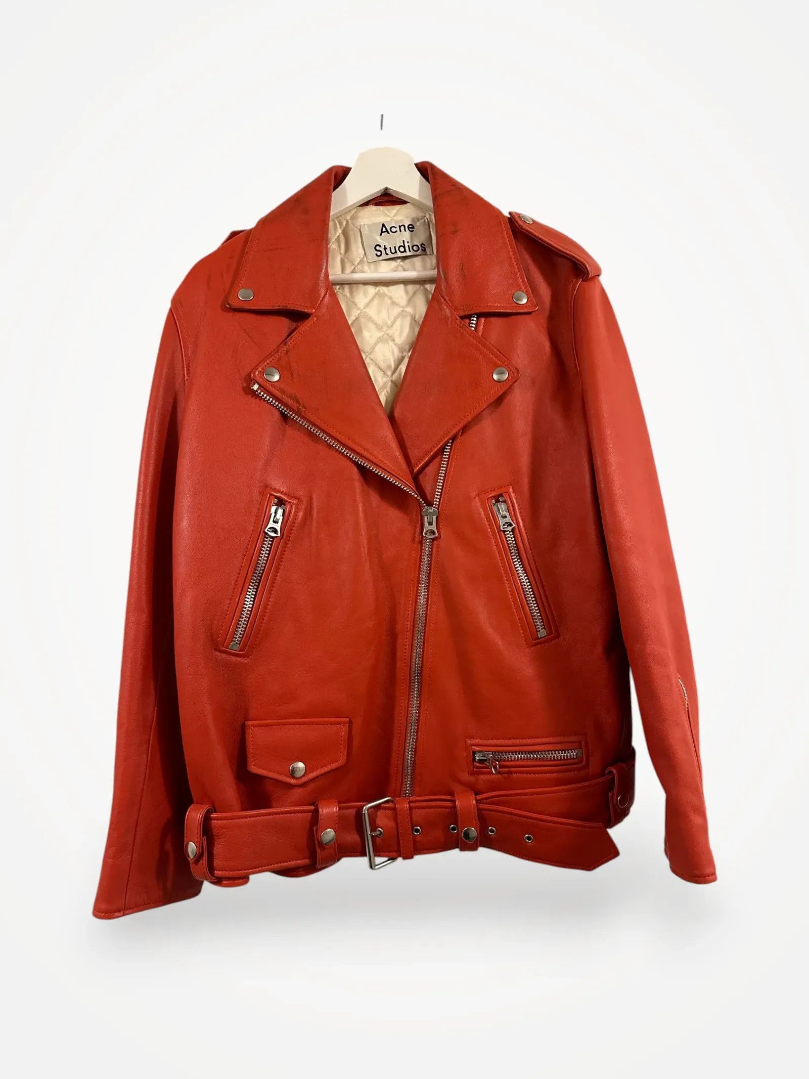 Acne Studios Acne Studios Leather Jacket Size S / US 4 / IT 40 - 1 Thumbnail
