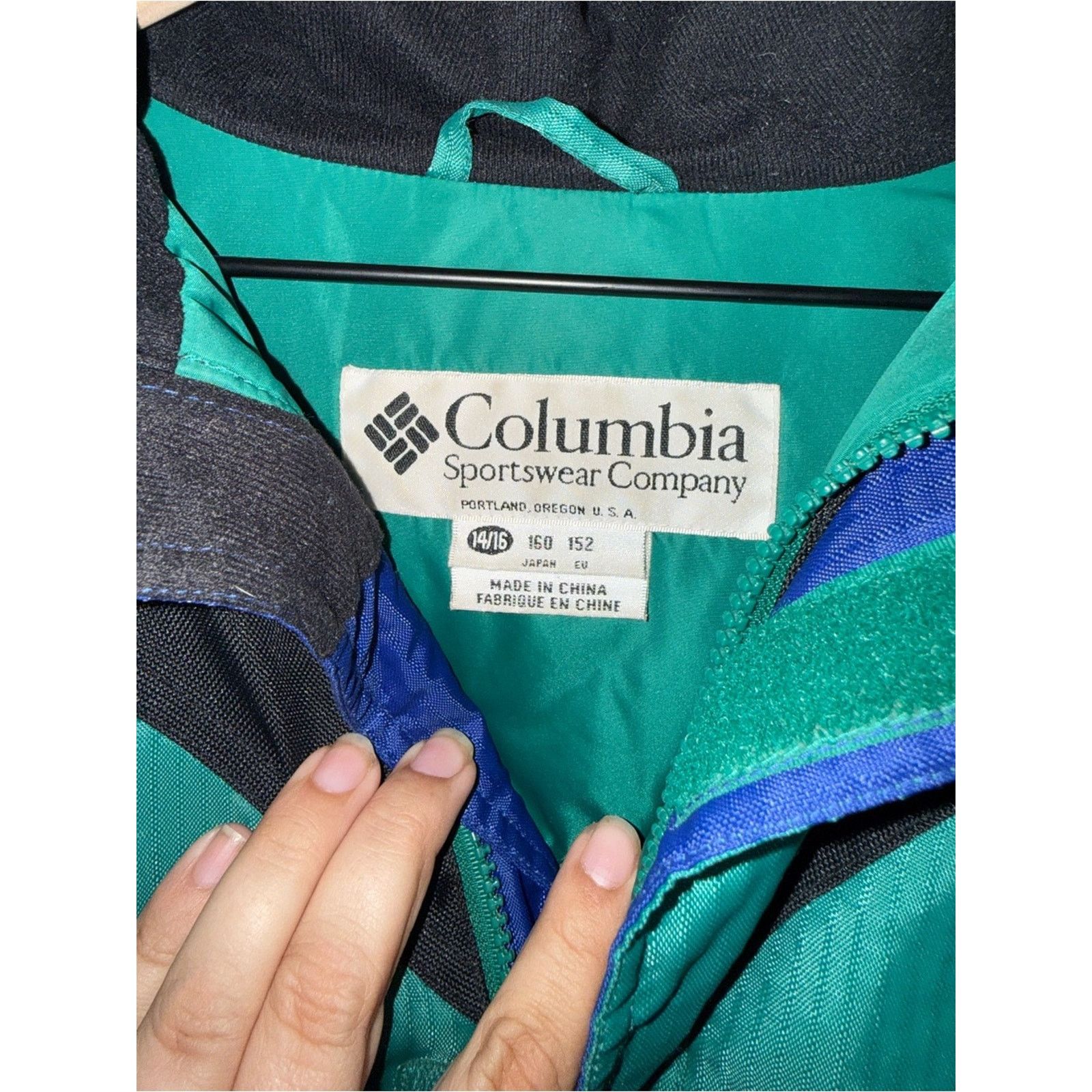 Columbia VINTAGE COLUMBIA Goose Down Gaper Day insulated Jacket 14 Size L / US 10 / IT 46 - 2 Thumbnail