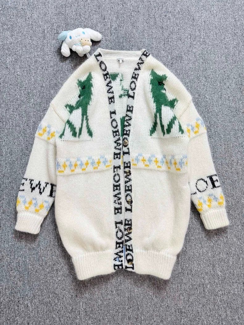 Loewe LOEWE Ma Hai Mao knit cardigan coat Size XS / US 0-2 / IT 36-38 - 1 Thumbnail