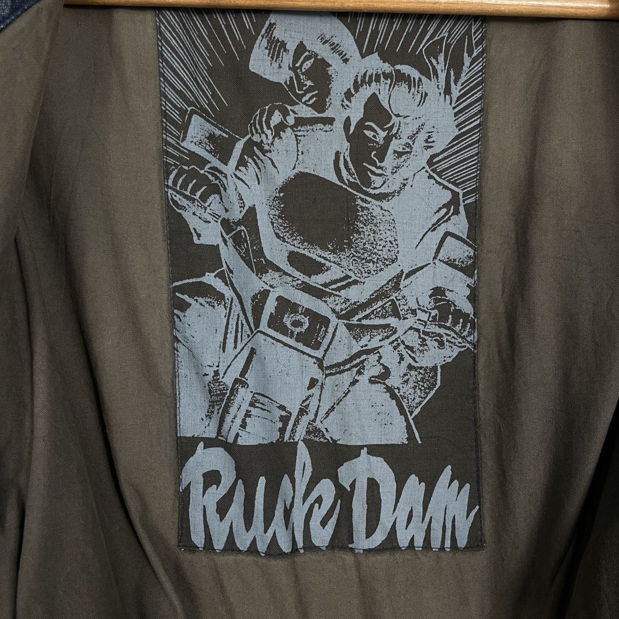 Japanese Brand Ruck Dam Biker Indigo Denim Jacket Size US L / EU 52-54 / 3 - 16 Thumbnail
