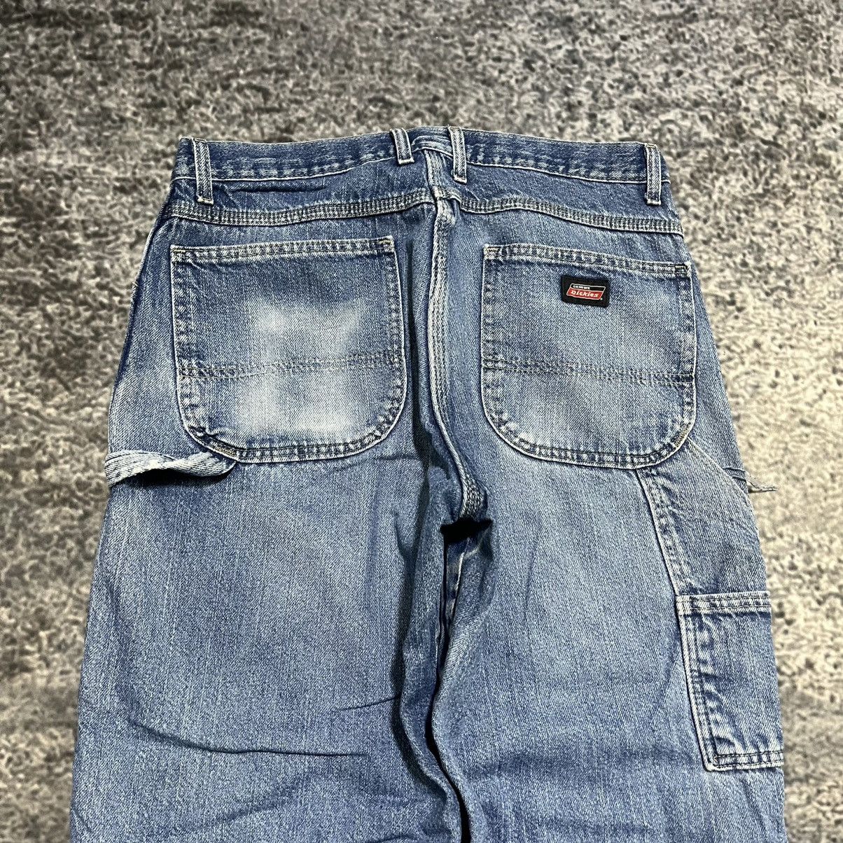 Dickies VINTAGE BAGGY DICKIES FADED BLUE WORKWEAR CARPENTER JEANS Size US 34 / EU 50 - 3 Thumbnail