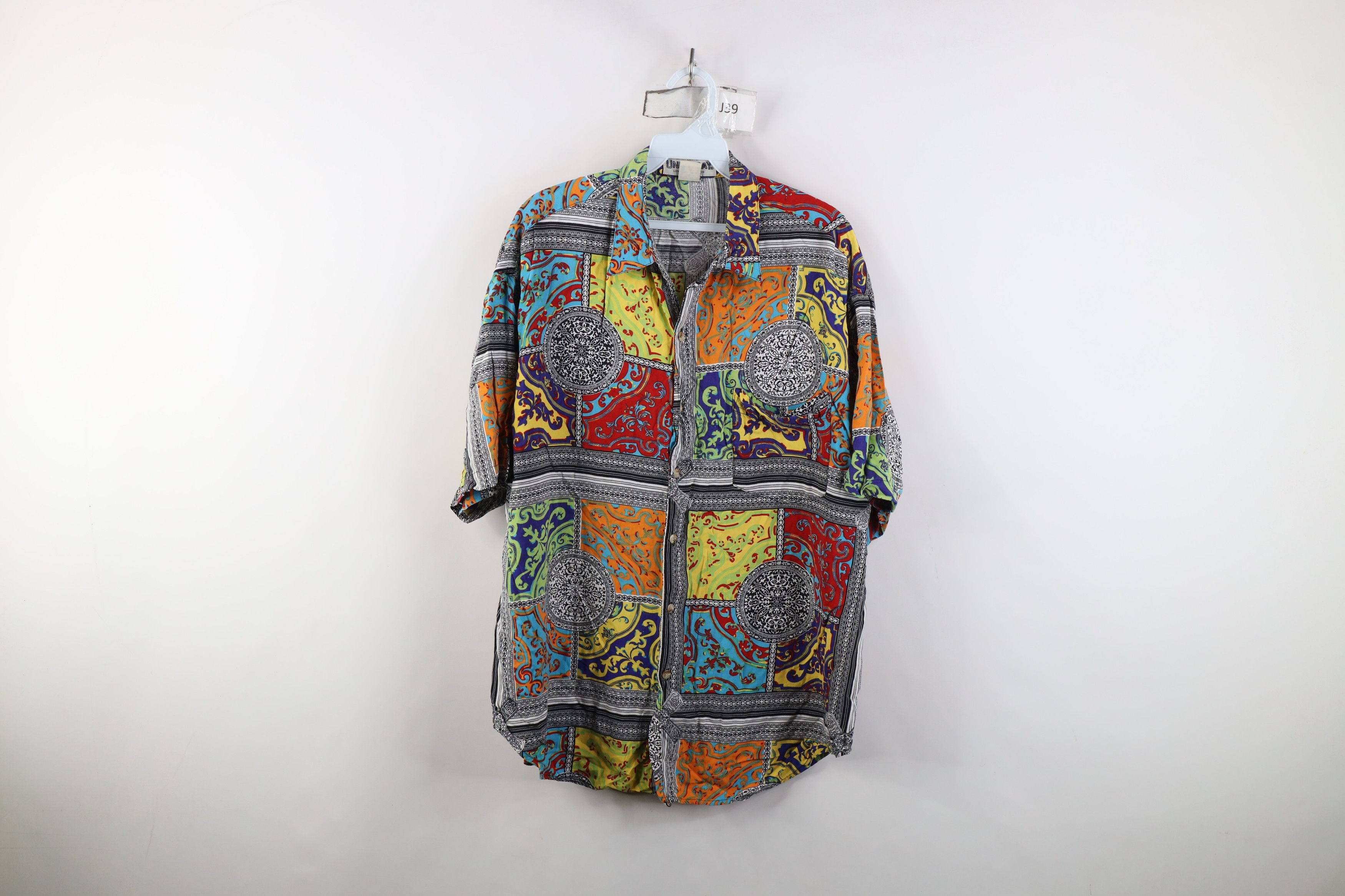 UNIONBAY Vintage 90s Unionbay Surfing Geometric Button Shirt Size US L / EU 52-54 / 3 - 1 Thumbnail