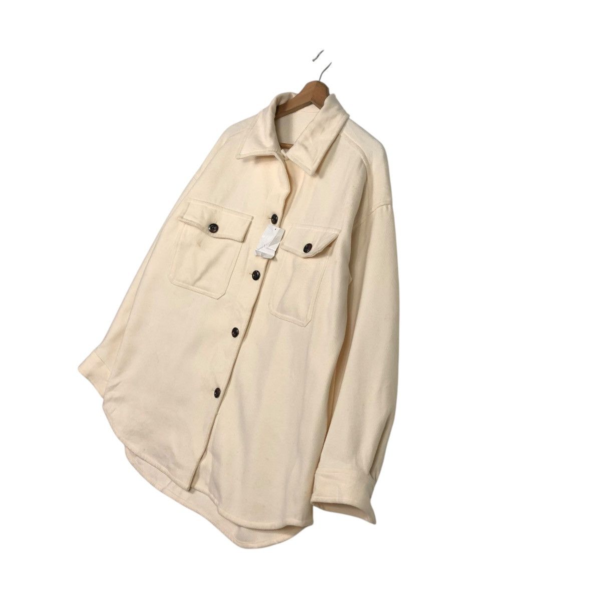 Japanese Brand 🔥VINTAGE WOOL CHORE BUTTON JACKET GU JAPAN ISSEY MIYAKE Size US L / EU 52-54 / 3 - 4 Thumbnail
