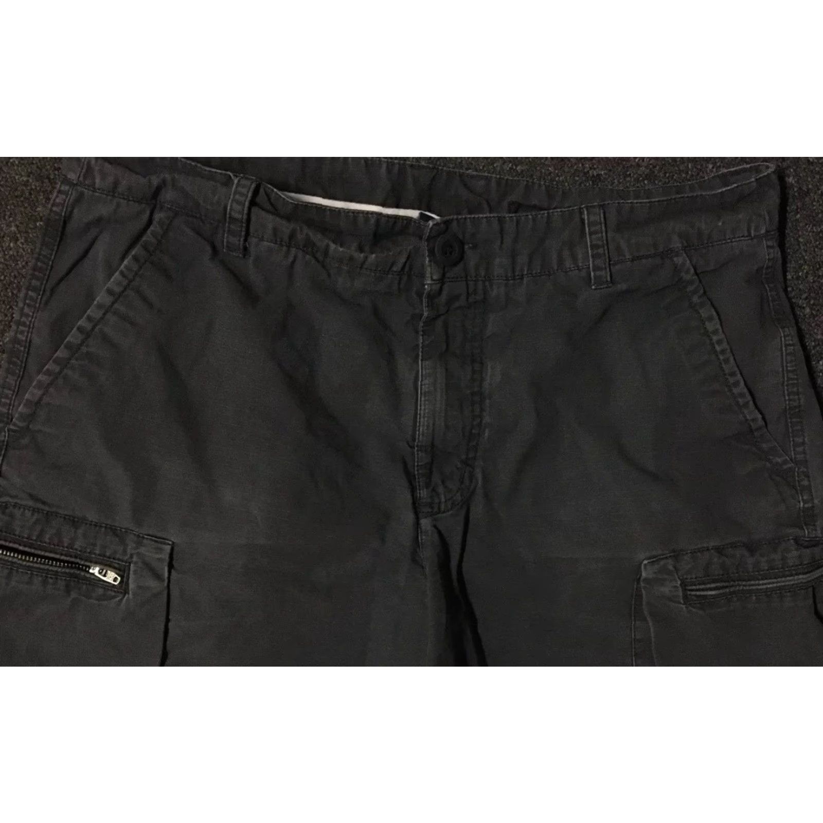 Nike VINTAGE Nike Faded Swoosh Cargo Shorts 36 Gray Nike Shorts Mens 90s Grunge Surf Skate Biker Beach USA Yacht 80s 90s Swoosh ACG Gy? Size US 36 / EU 52 - 7 Thumbnail