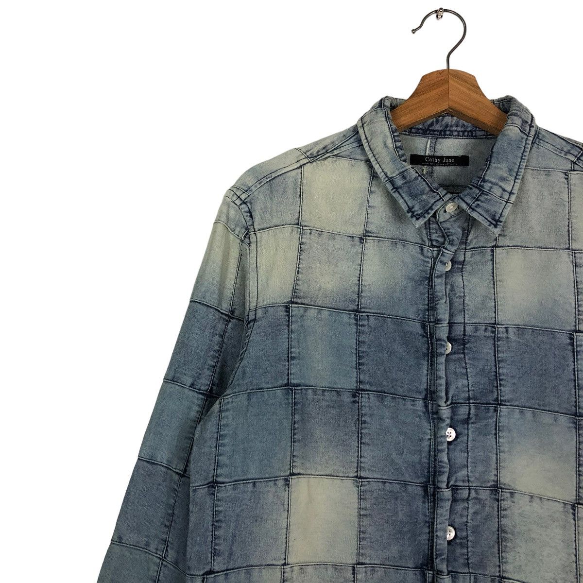 Japanese Brand 🔥VINTAGE PATCH WORK DENIM JACKET CATHY JANE JAPAN Size US M / EU 48-50 / 2 - 5 Thumbnail