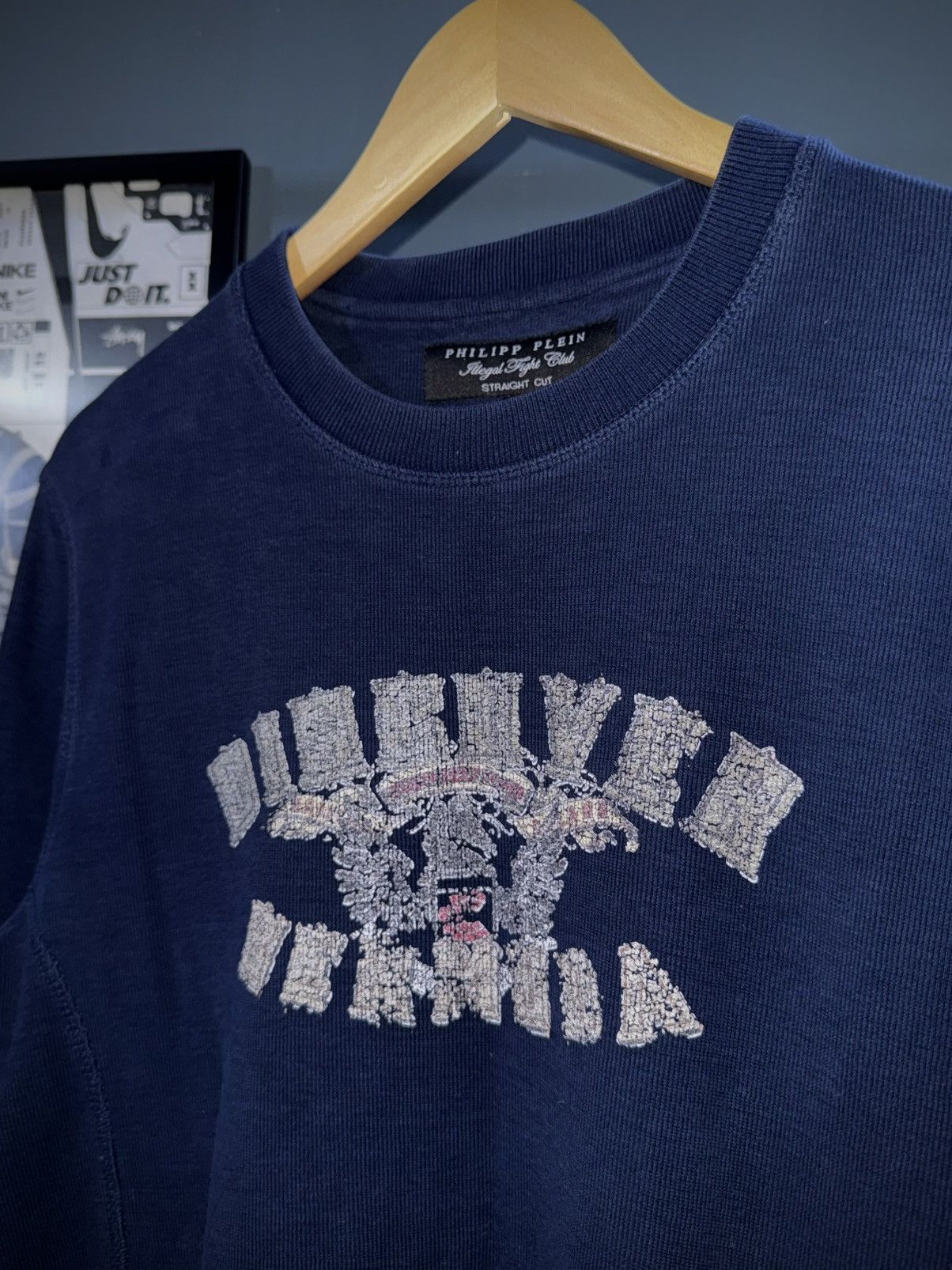 Philipp Plein Philipp Plein Illegal Fight Club Crewneck Size US S / EU 44-46 / 1 - 5 Thumbnail