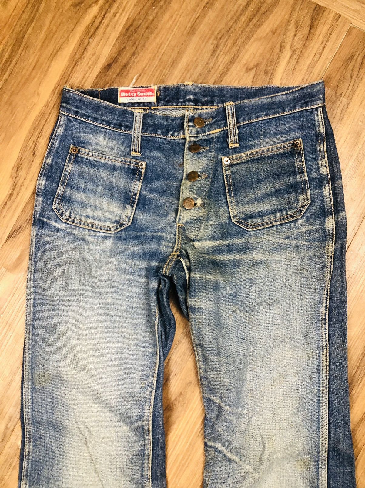Big John Rare Betty Smith Bell Bottoms Retro Jeans (40) Size 31" - 3 Thumbnail