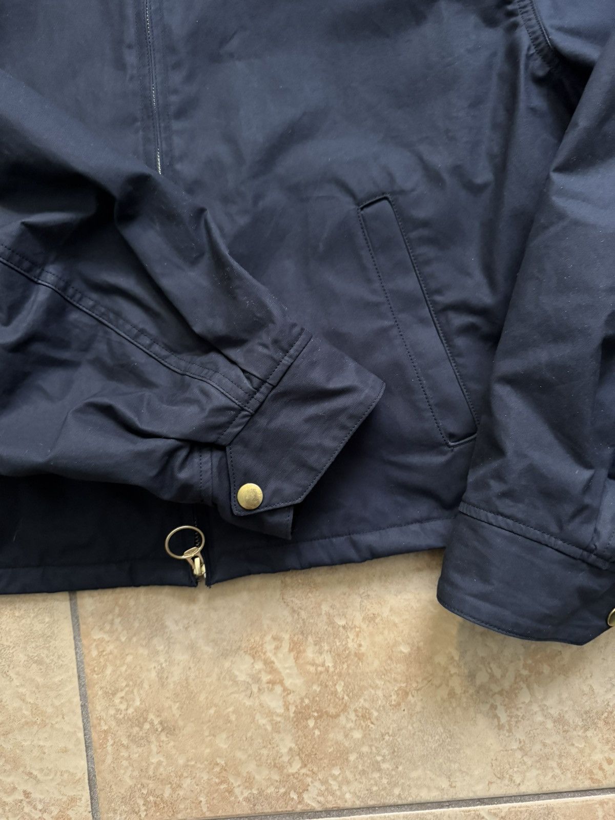 Kapital Kountry Kapital Navy Waxed Chore Jacket Size US XL / EU 56 / 4 - 5 Thumbnail