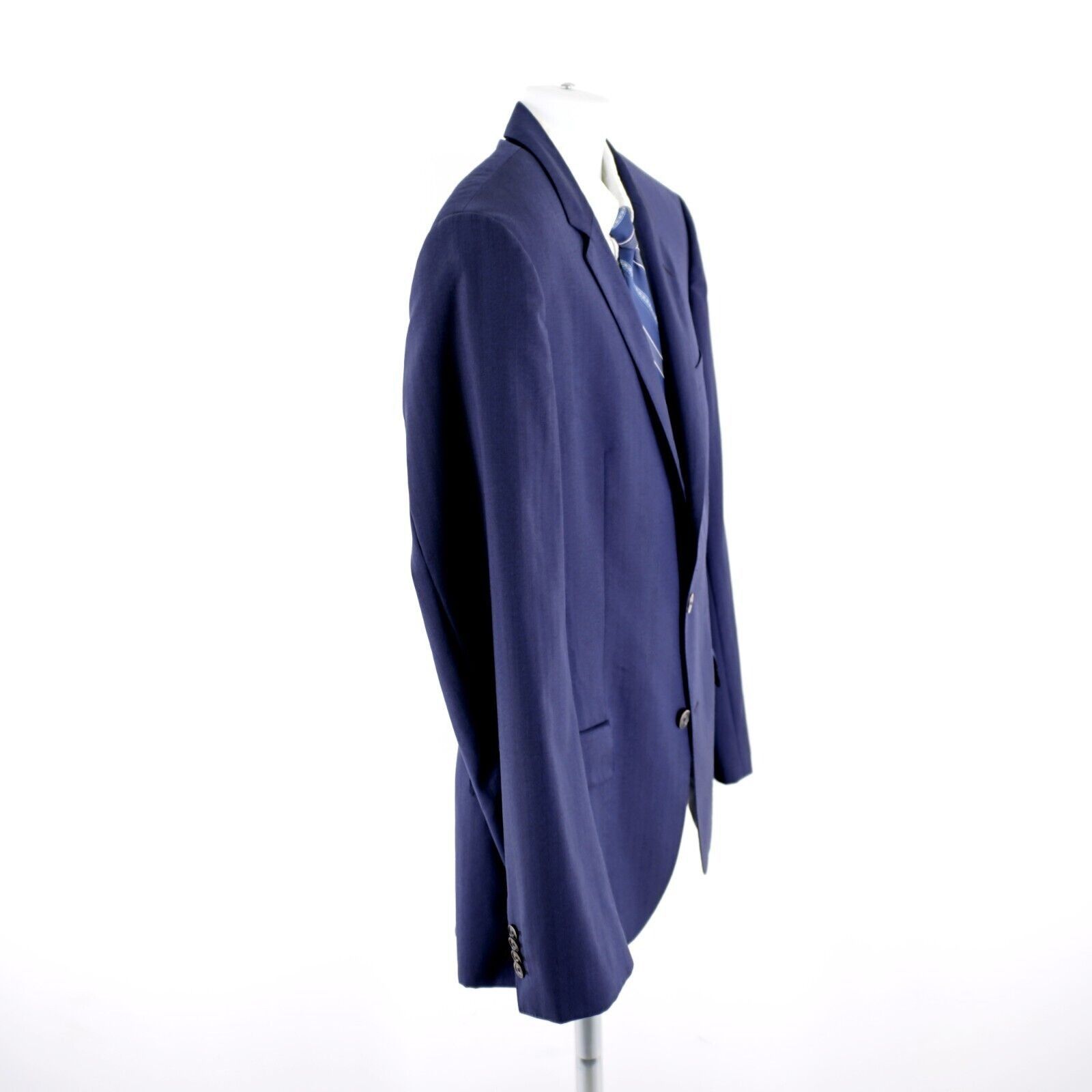 Hugo Boss Boss Hugo Boss Lanificio Tesse Biella Super 100 Wool Blue He Size 42R - 8 Thumbnail