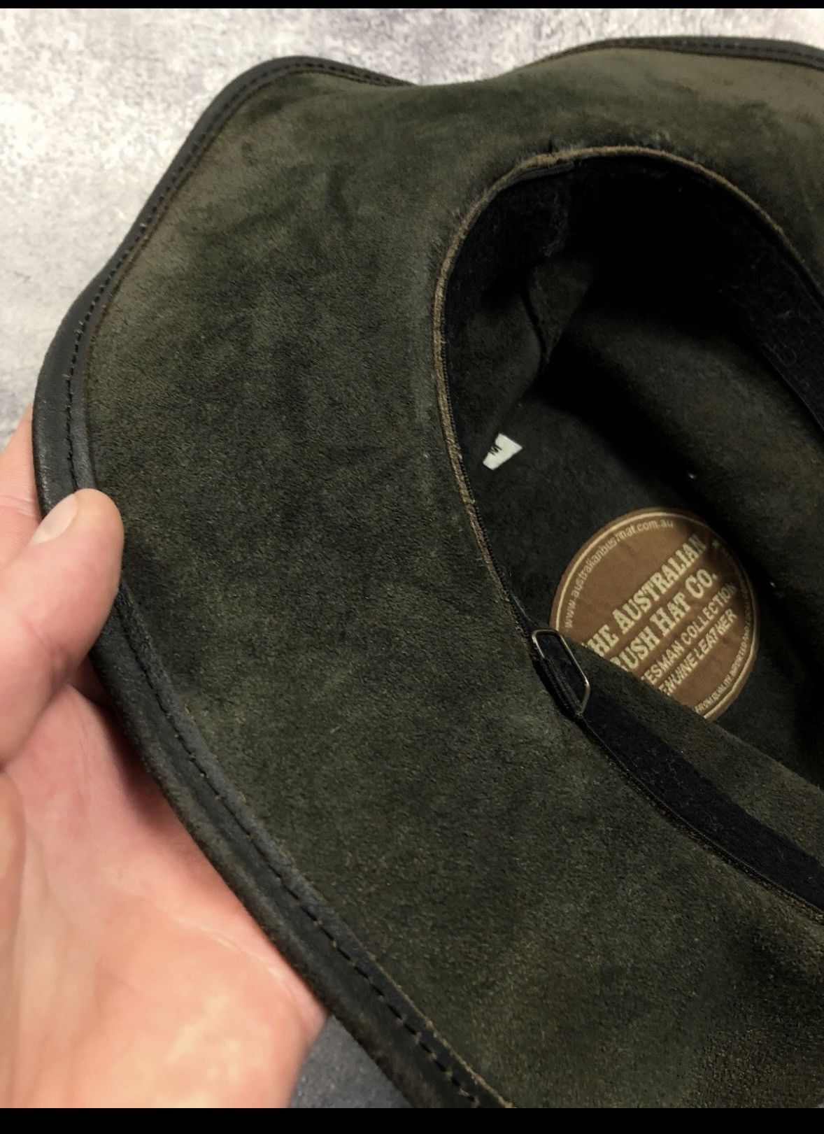 Vintage VINTAGE The Australian Bush Hat Co Statesman Leather Rare Size ONE SIZE - 9 Thumbnail