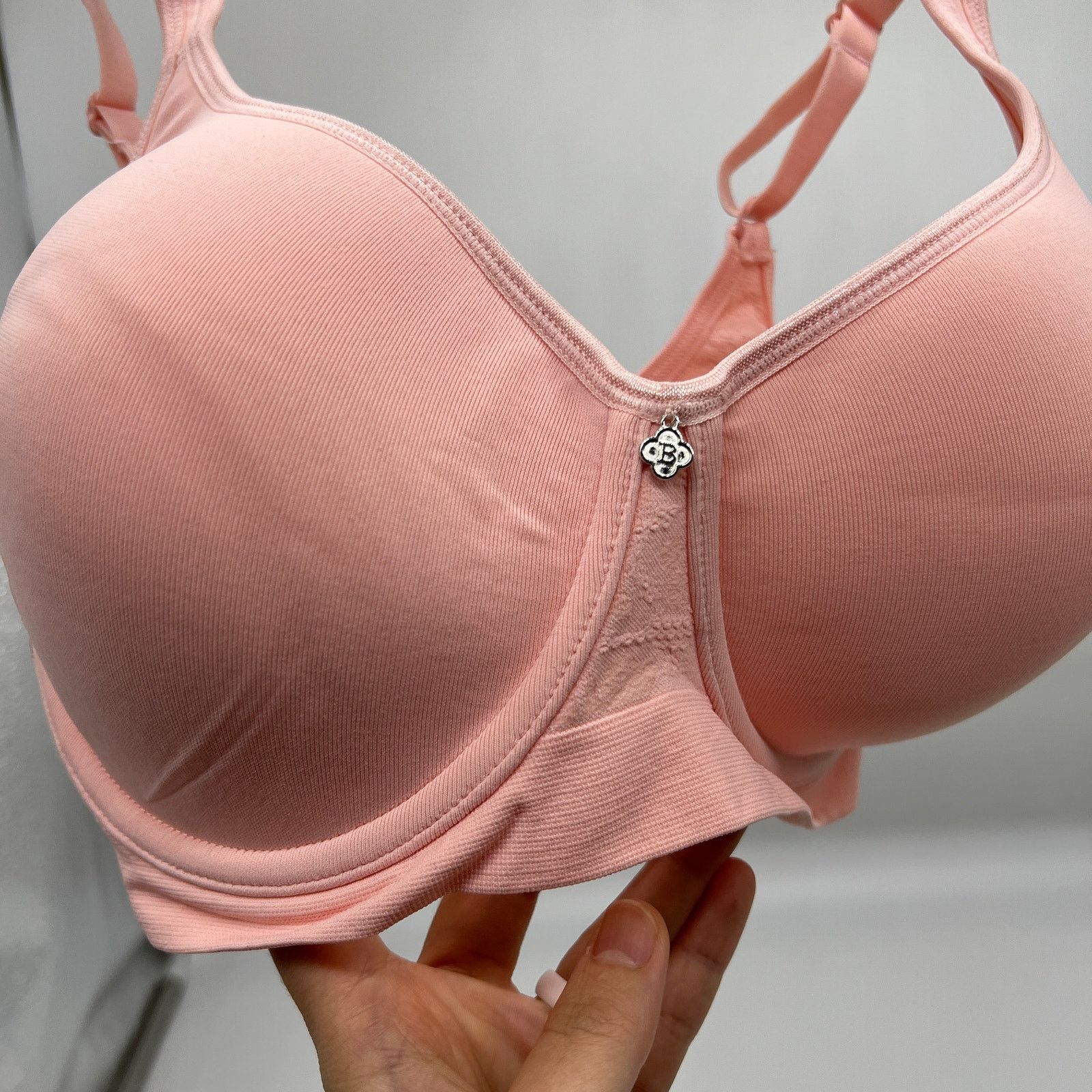 Other Breezies Lace Effects Full Coverage Seamless Underwire Bra Size XXS / US 00 / IT 34 - 3 Thumbnail