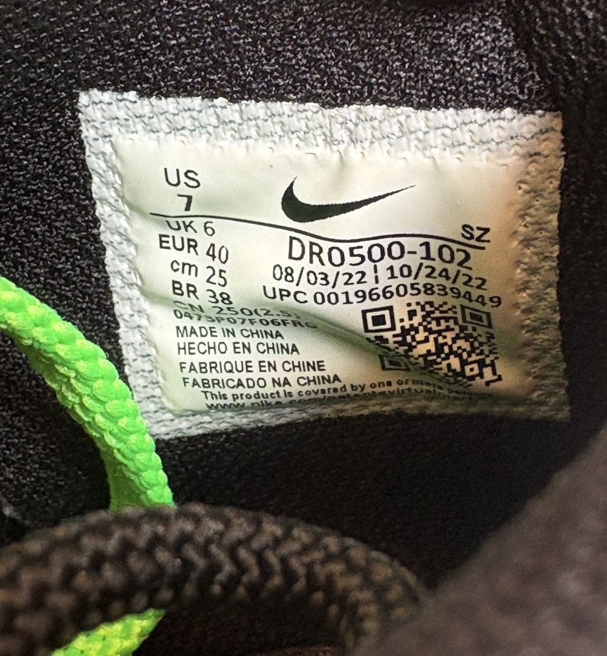 Off-White Nike Air Force 1 Mid SP Off-White Grim Reaper Size US 7 / EU 40 - 9 Thumbnail