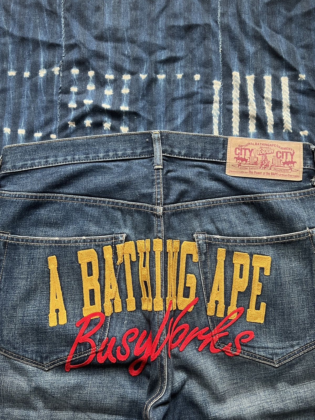 Bape OG Bape by Nigo Archive Busyworks Denim Jeans Size US 34 / EU 50 - 6 Thumbnail