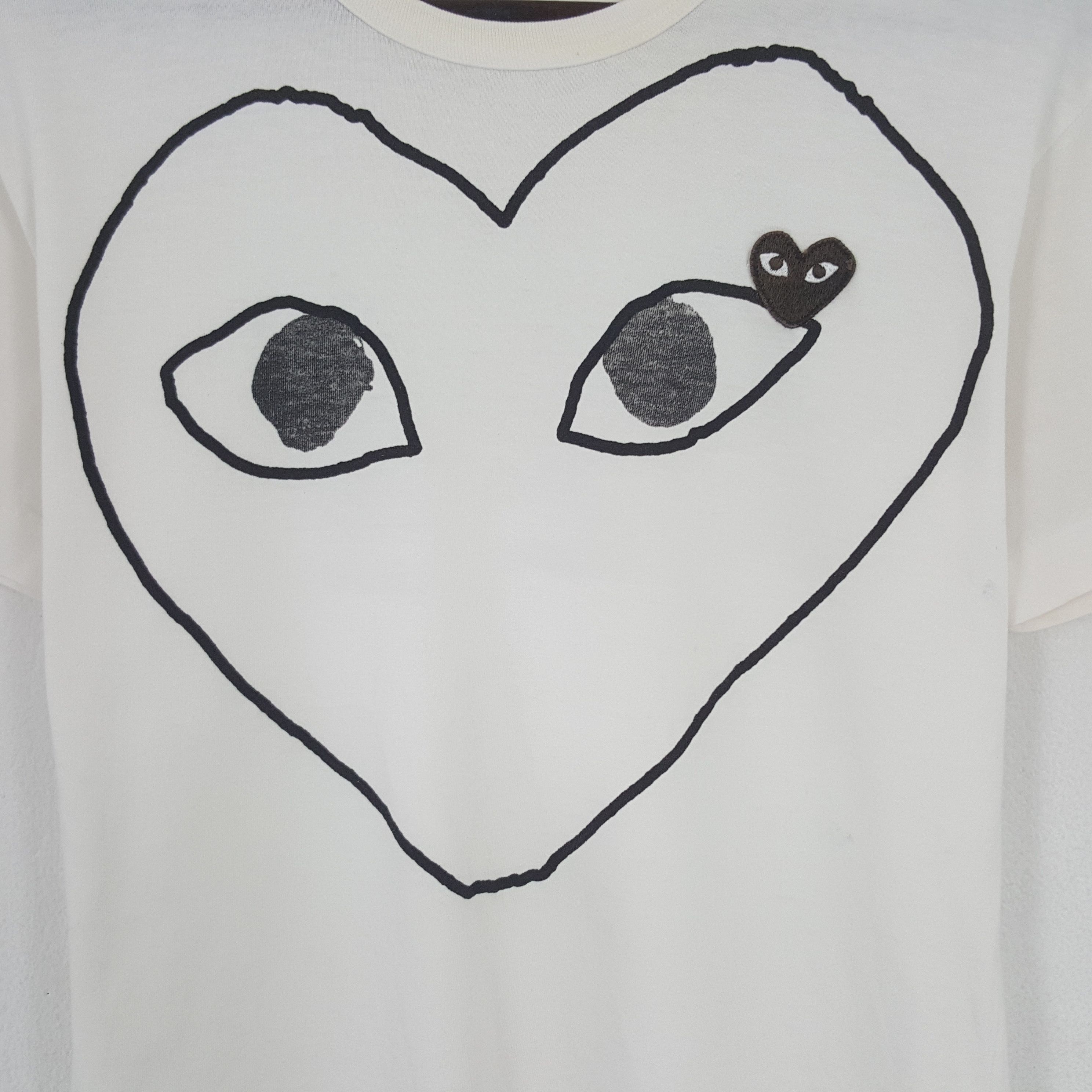 Comme des Garcons × Comme des Garcons PLAY × Vintage Vintage Play Comme des Garcons Tshirt Size US M / EU 48-50 / 2 - 2 Thumbnail