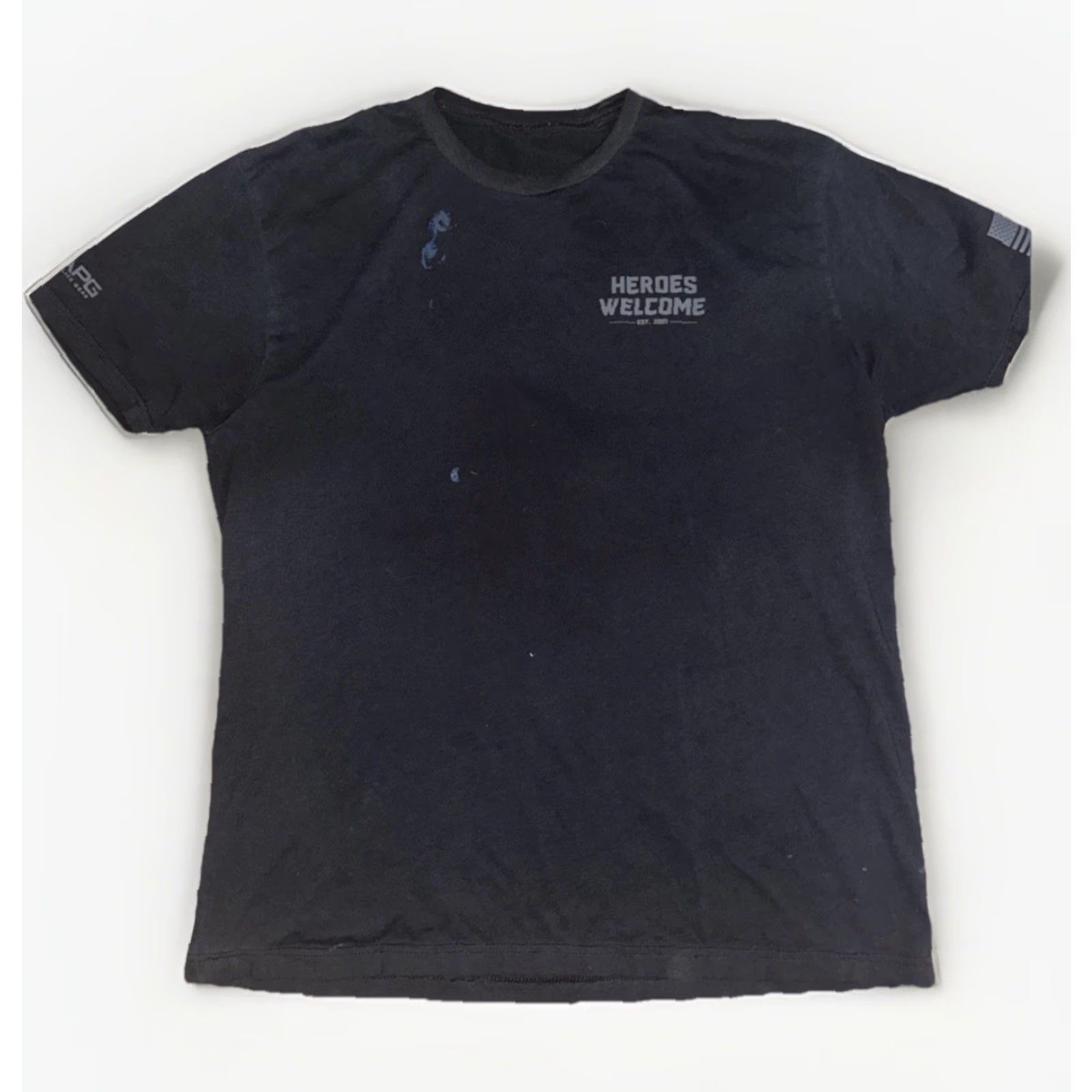 Vintage LA Police Gear Tactical T-Shirt Black XL American Flag Graphic 22x28 Men Shirt XL Black American Flag Graphic 22x28 Mens Size US XL / EU 56 / 4 - 6 Thumbnail