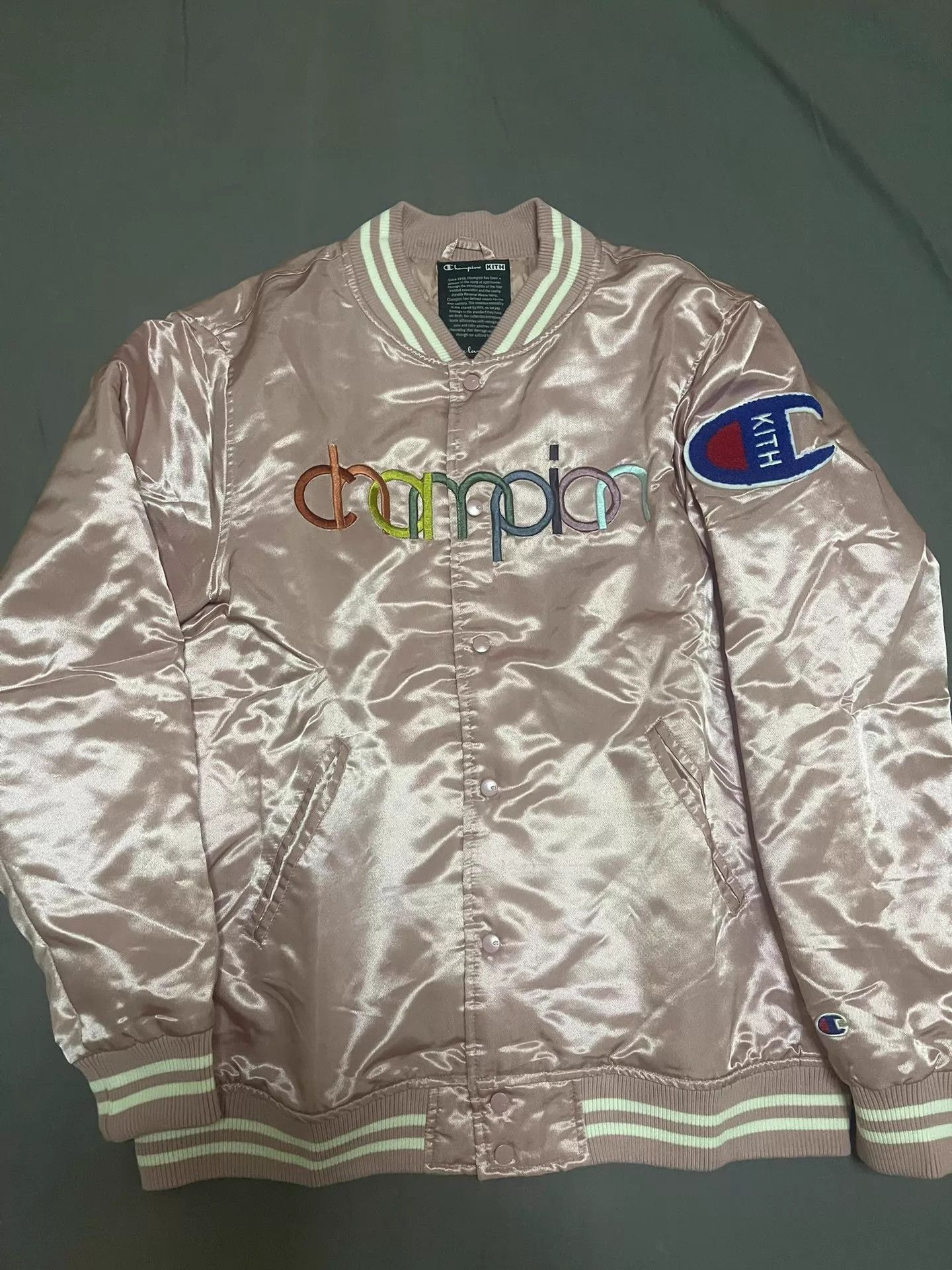 Kith Kith Champion Bball Cotton Baseball Jacket XL New Size US XL / EU 56 / 4 - 1 Thumbnail