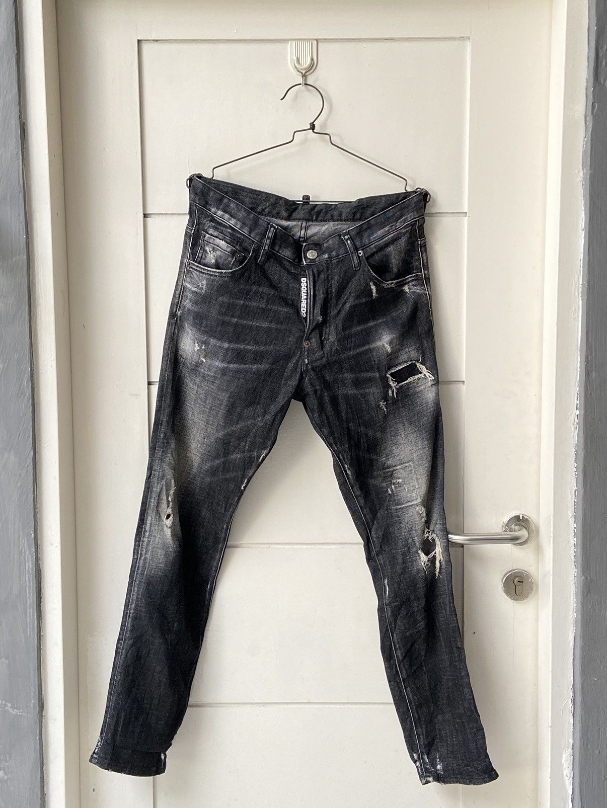 DSQUARED2 Black Denim Pants