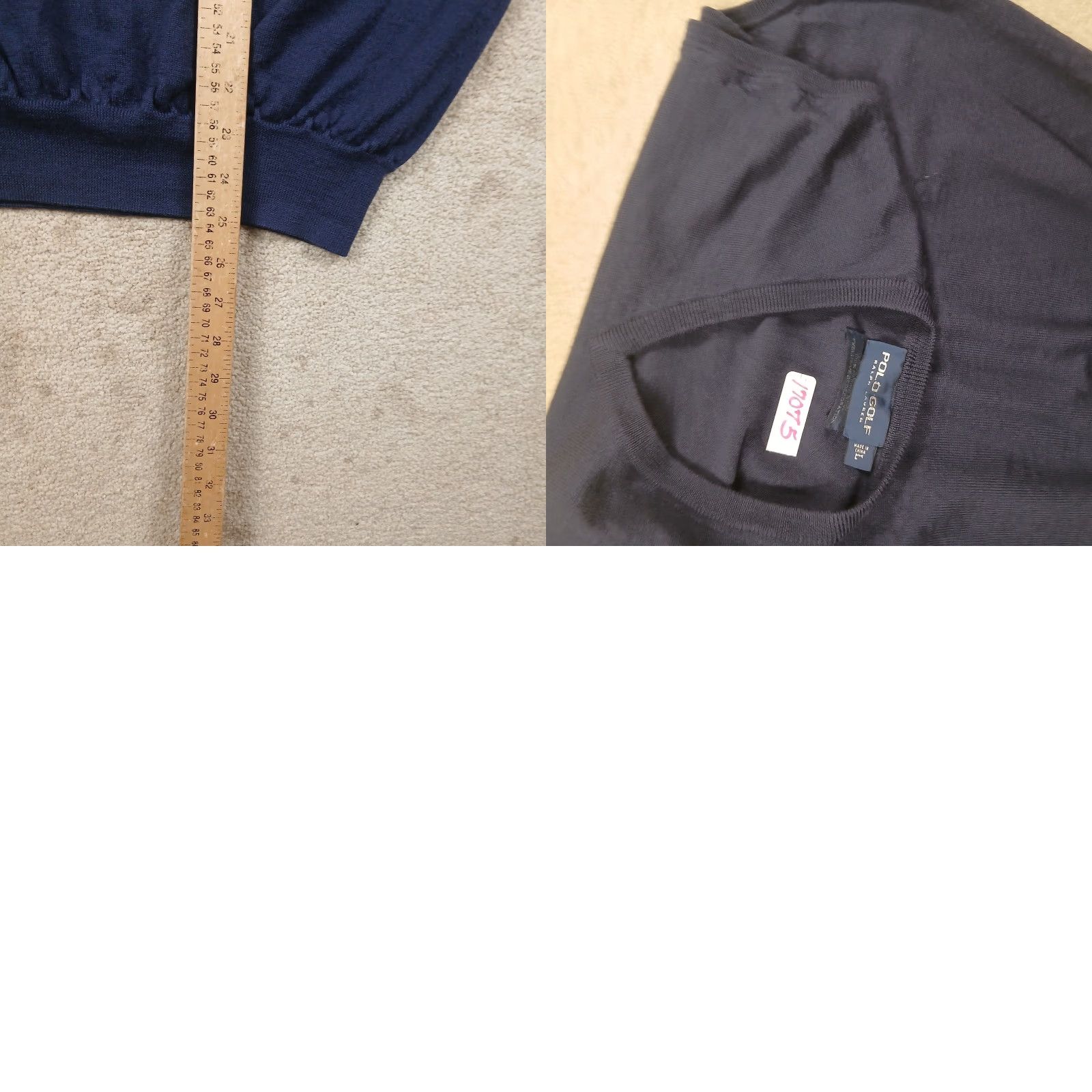 Polo Ralph Lauren Polo Ralph Lauren Sweater Vest Mens Large Blue Merino Wool USGA Rules Golf Vest Size US L / EU 52-54 / 3 - 8 Thumbnail