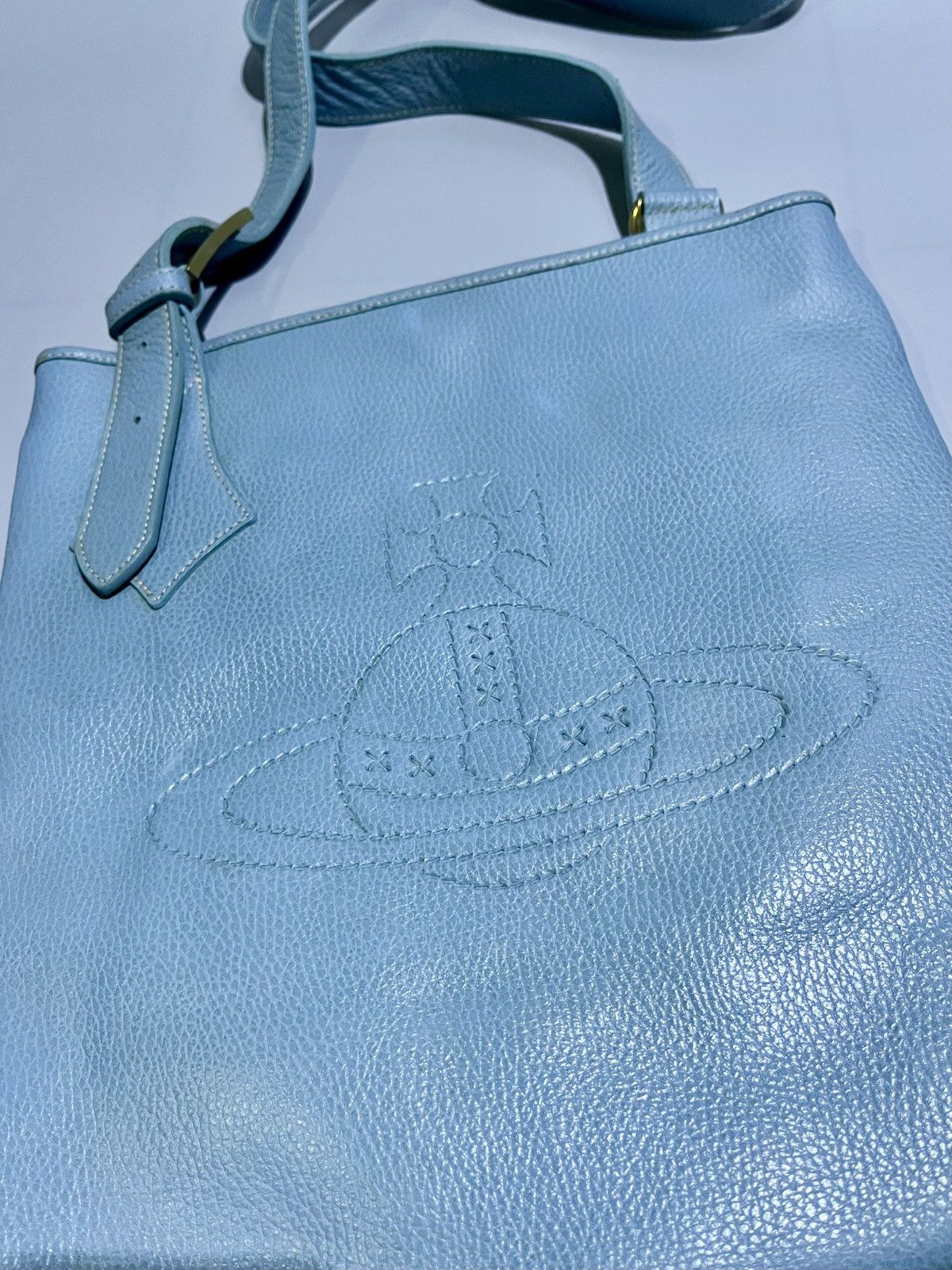 Vivienne Westwood Vivienne Westwood Blue LeatherCrossbody Bag Size ONE SIZE - 3 Thumbnail