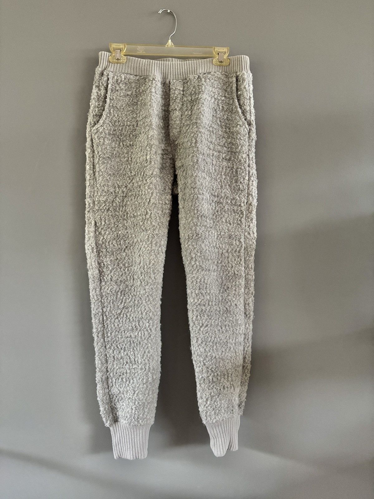 Simon Miller Simon Miller Grey Wool Cotton Knit Joggers Pants Made in USA Size US 31 - 1 Thumbnail
