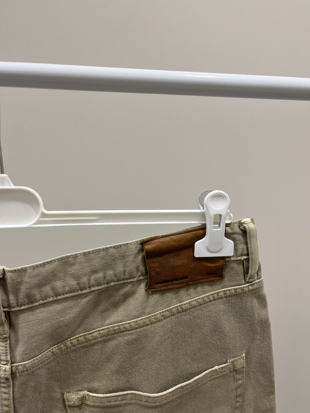 Allsaints Vintage 90s Allsaints Mens Resin Split Pants Beige Chino Size US 36 / EU 52 - 4 Thumbnail