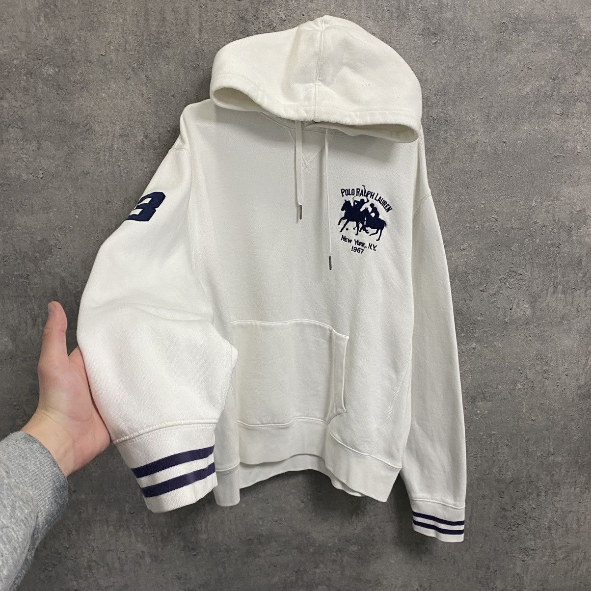 Polo Ralph Lauren Polo Ralph Lauren New York Hoodie #3 Big Pony PRL Y2K Rare Size US XL / EU 56 / 4 - 2 Thumbnail
