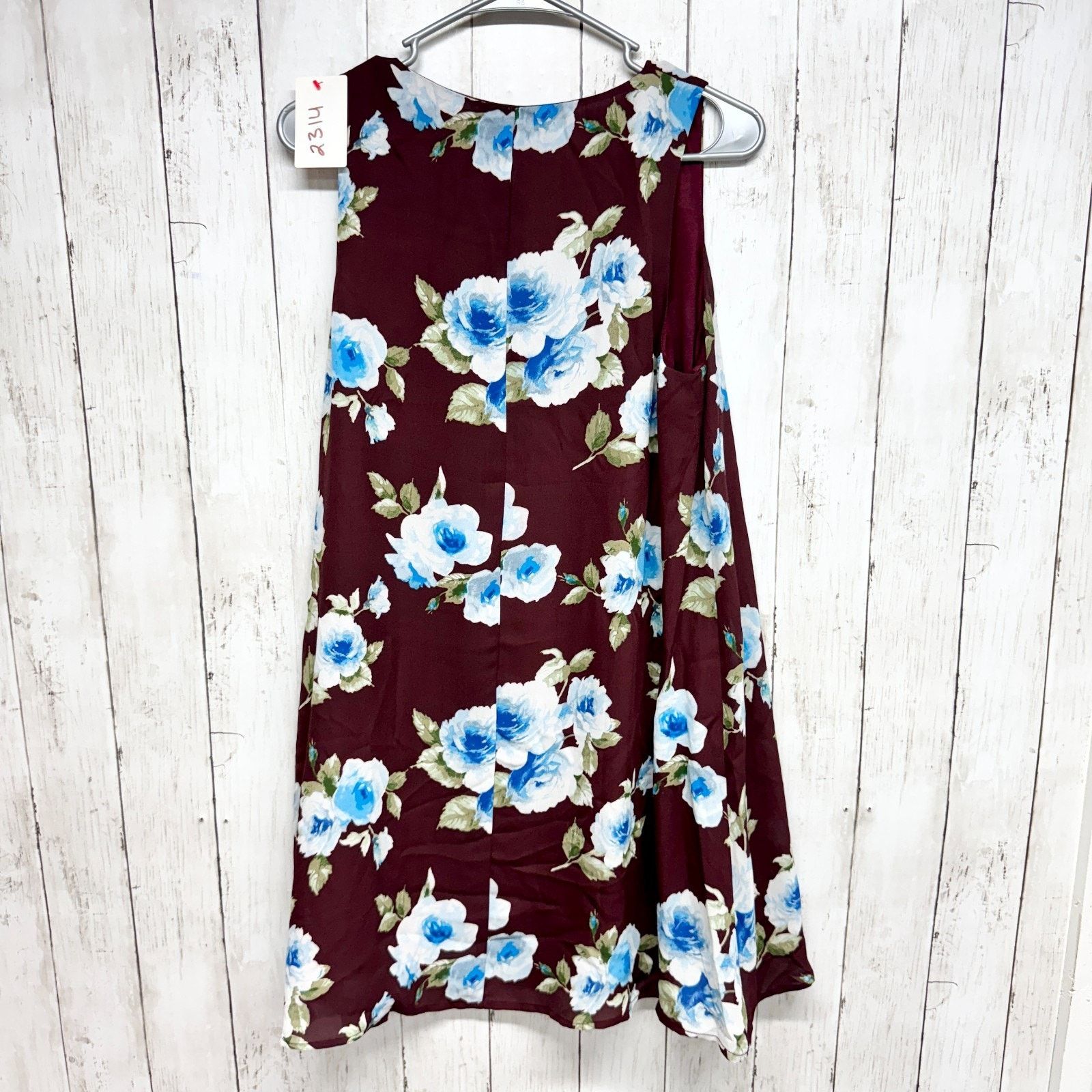 Other Altar'd State Dress Sz Medium Sleeveless Maroon Floral Mini Size M / US 6-8 / IT 42-44 - 6 Thumbnail