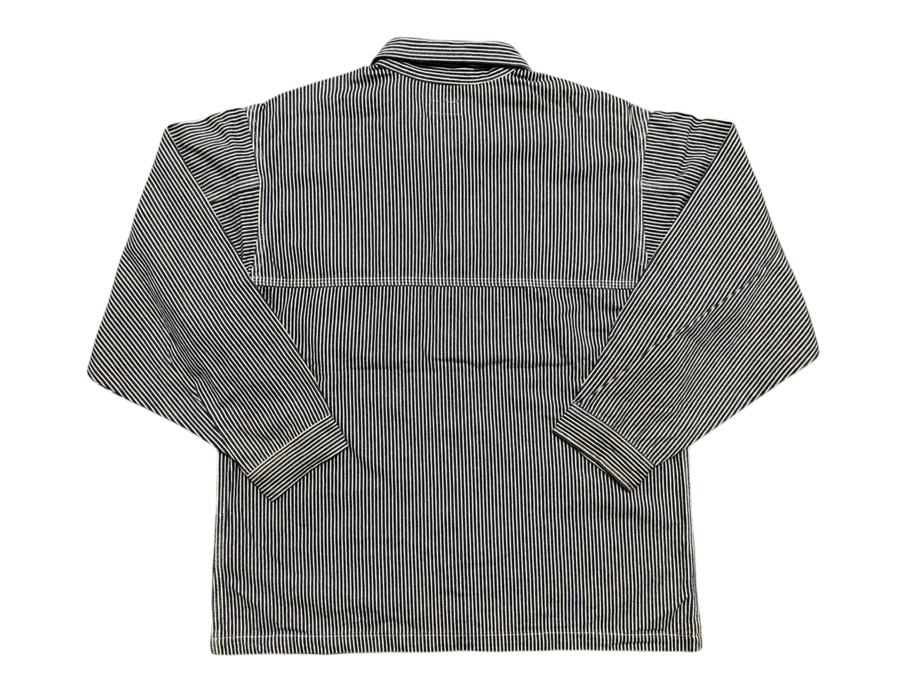 Japanese Brand Vintage Primary Blue Hickory Chore Jacket Size US S / EU 44-46 / 1 - 2 Thumbnail