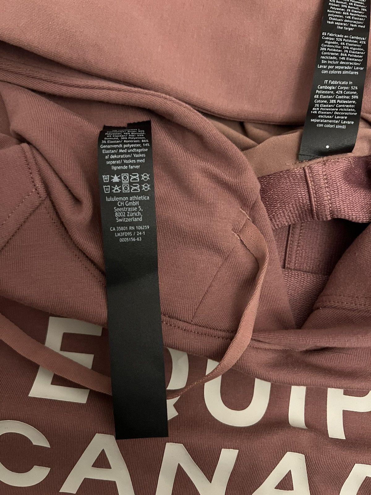 Lululemon Men’s Lululemon 2024 Team Canada Olympic Hoodie Size US L / EU 52-54 / 3 - 9 Thumbnail