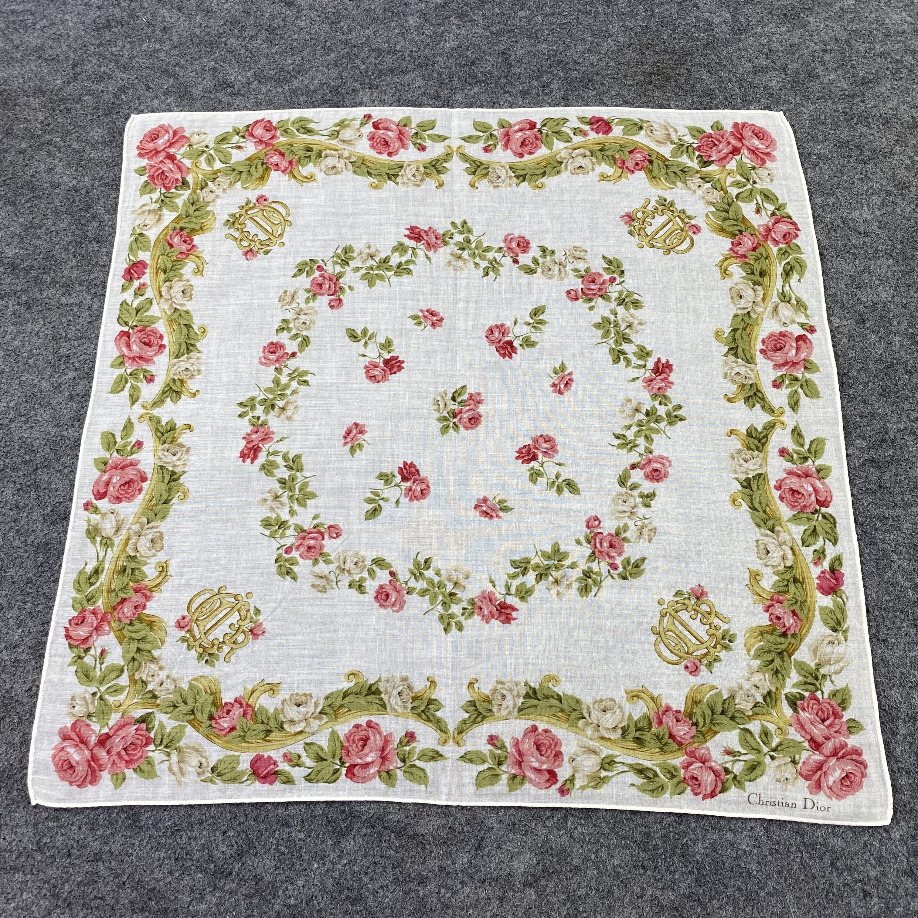 Designer Christian Dior Handkerchief / Bandana / Neckerchief-B1327 Size ONE SIZE - 3 Thumbnail
