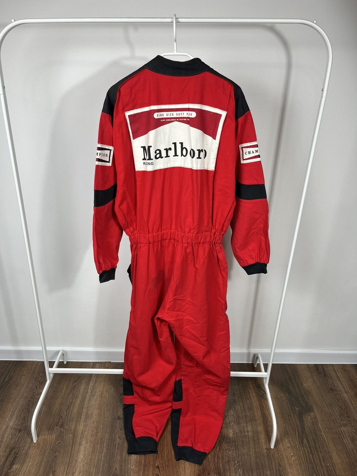 Marlboro Vintage Marlboro Racing Suit Coveralls Red Mazda Workwear Size US L / EU 52-54 / 3 - 18 Thumbnail