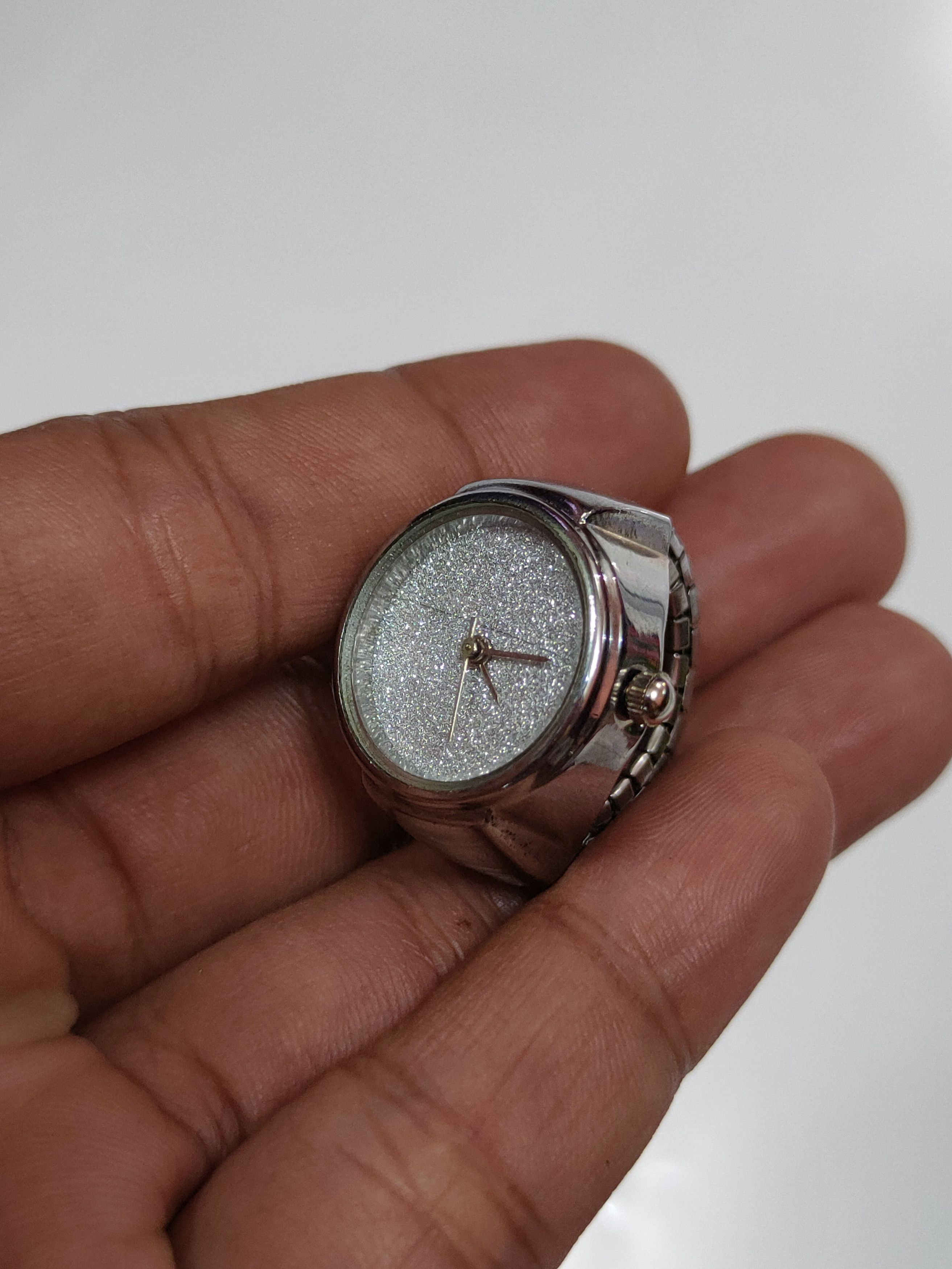 Japanese Brand Japan Ring watch adjustable strap silver color Size ONE SIZE - 2 Thumbnail