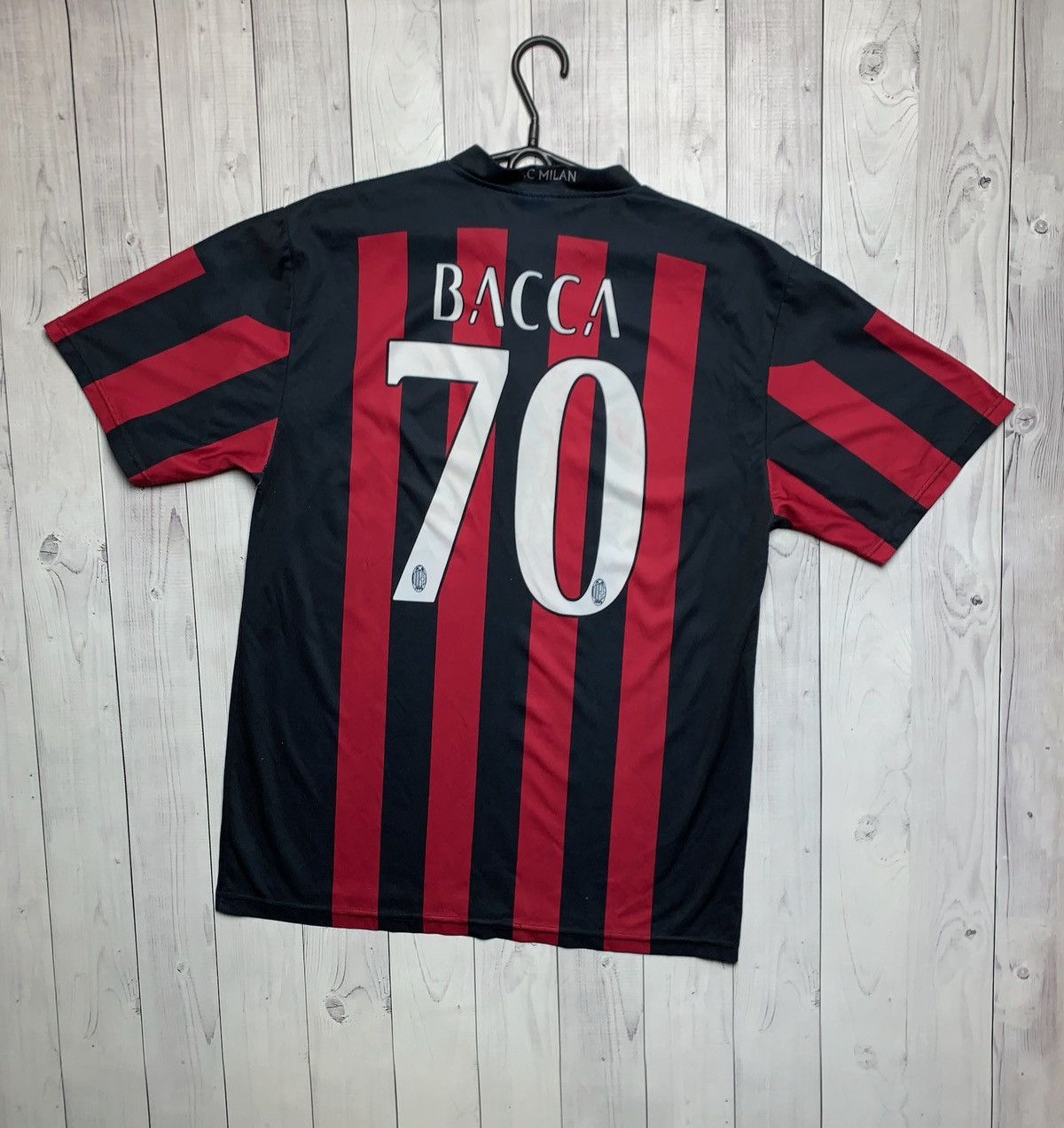 Vintage Vintage AC Milan soccer jersey size L 70 Bacca rare Size US L / EU 52-54 / 3 - 1 Thumbnail